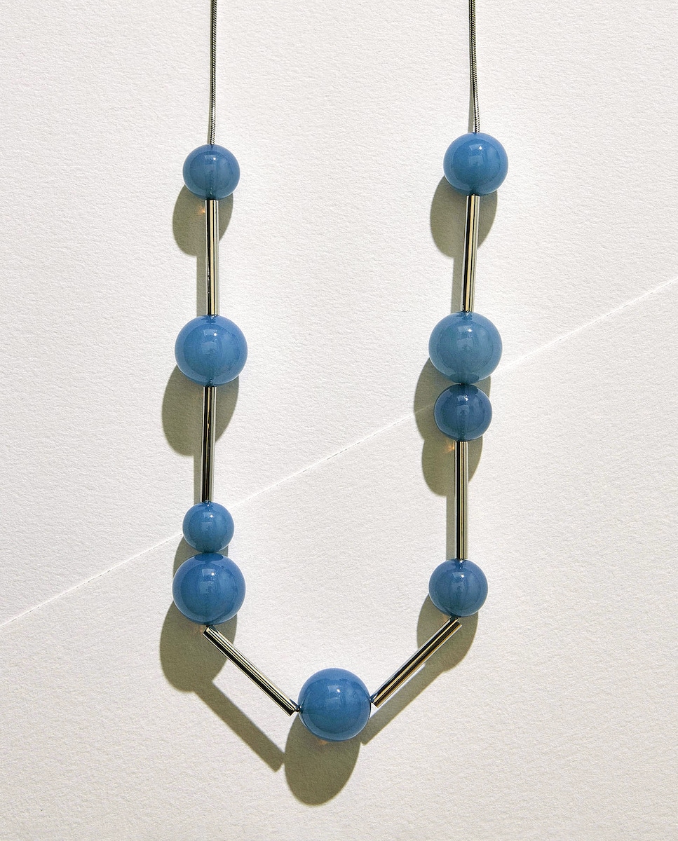 Pendente com Bolas de Resina 400 Azul-1