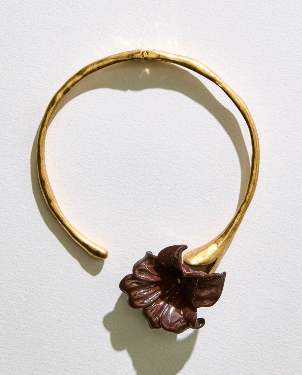 Pendente com Flor de Resina Bordeaux-2