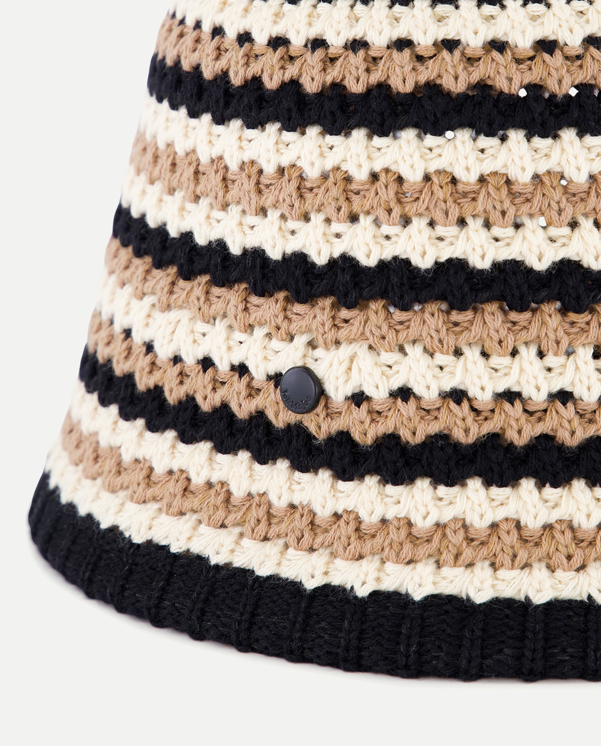 Gorro às Riscas Tricolor 120 Cru-2