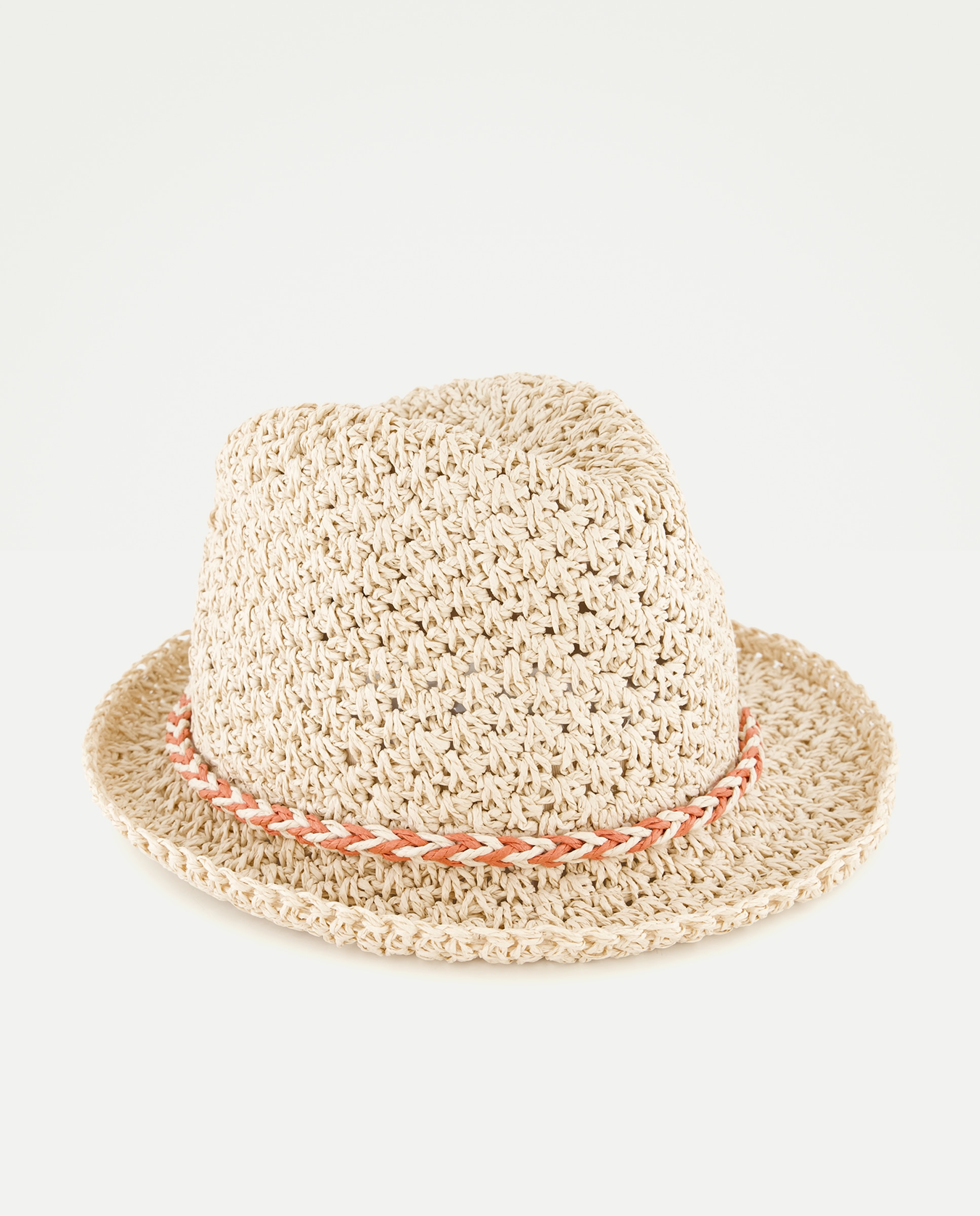 Imagem 0 de Chapéu com Detalhe de Trança Colorida