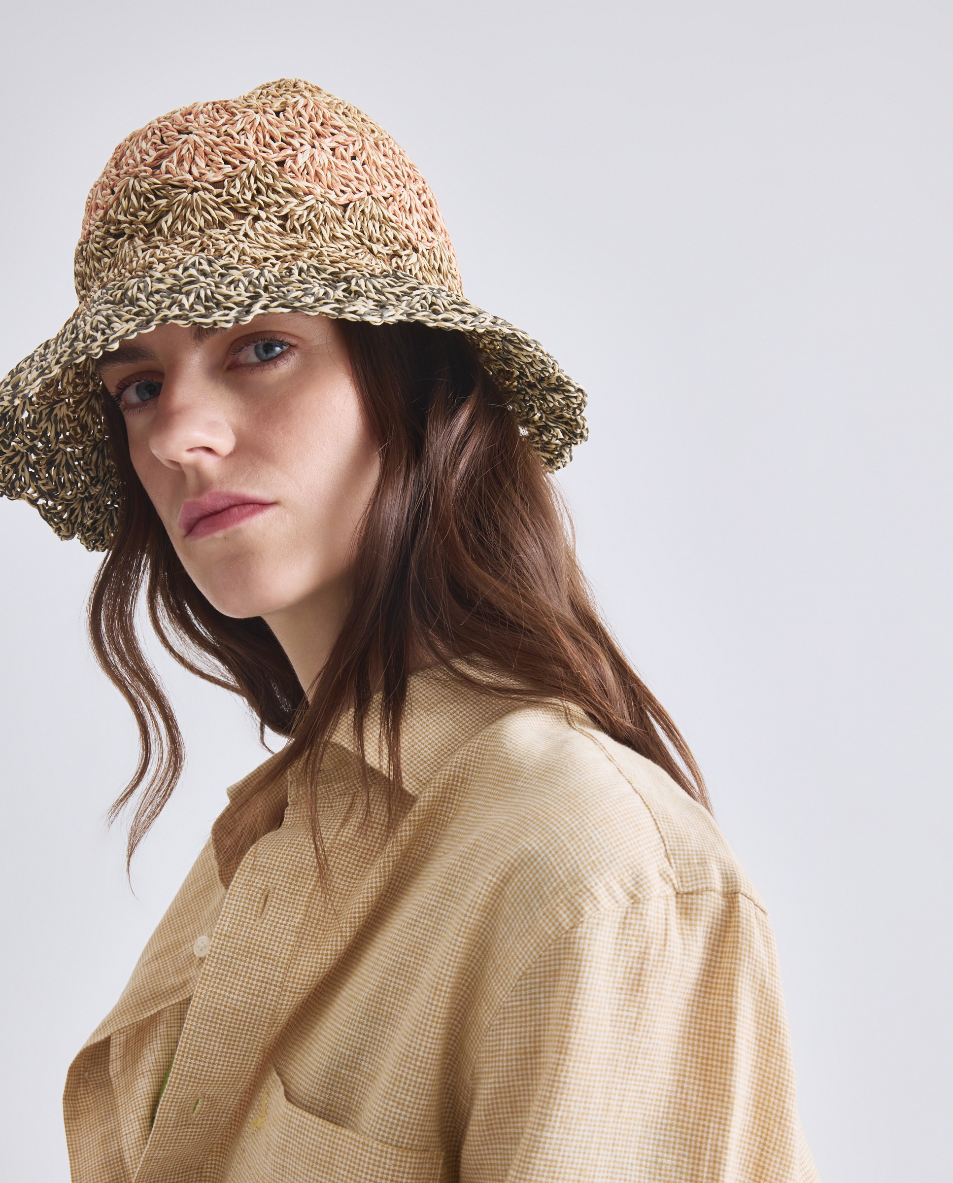 Chapéu Tecido em Papel às Cores 660 Laranja-3