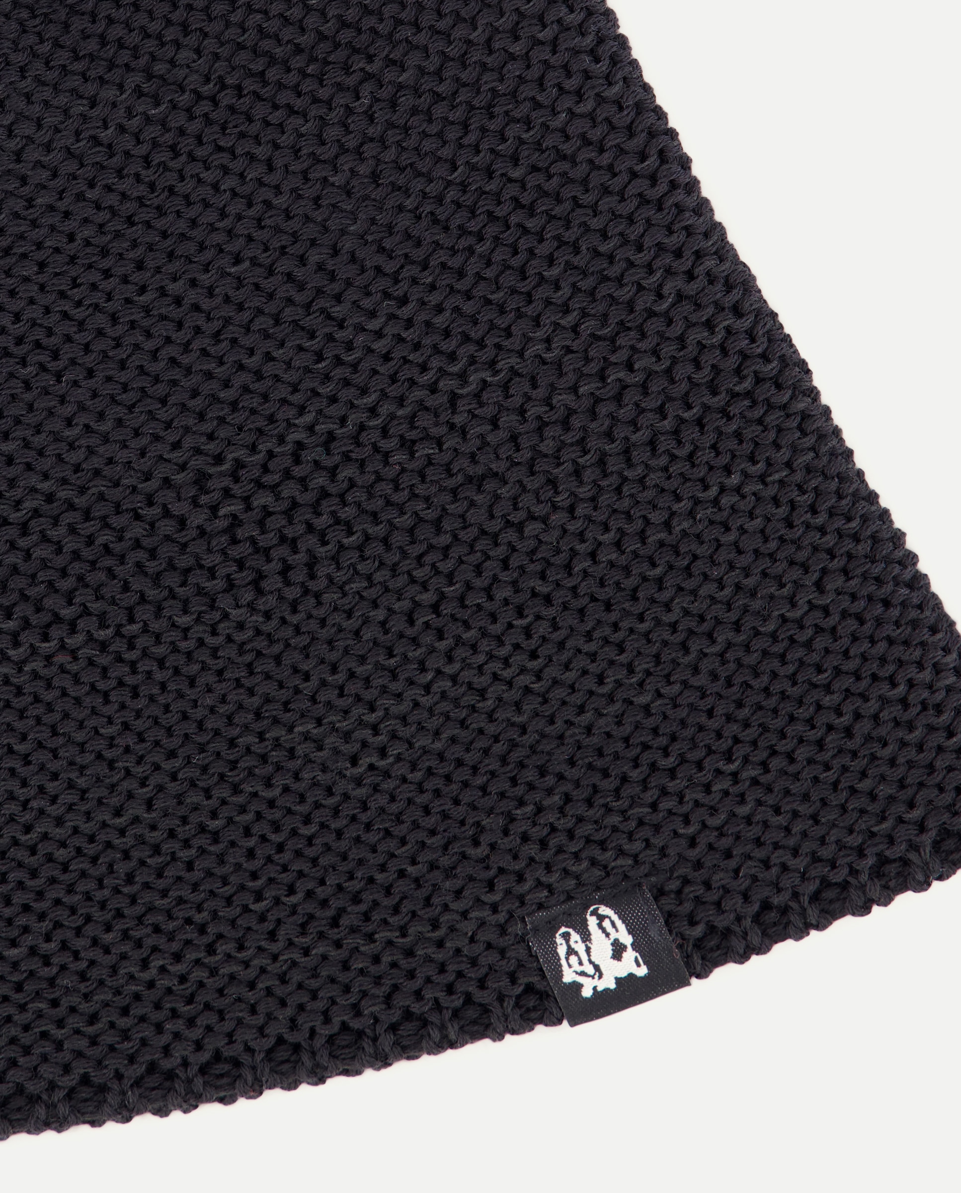 Gorro de Ponto Liso Preto-2
