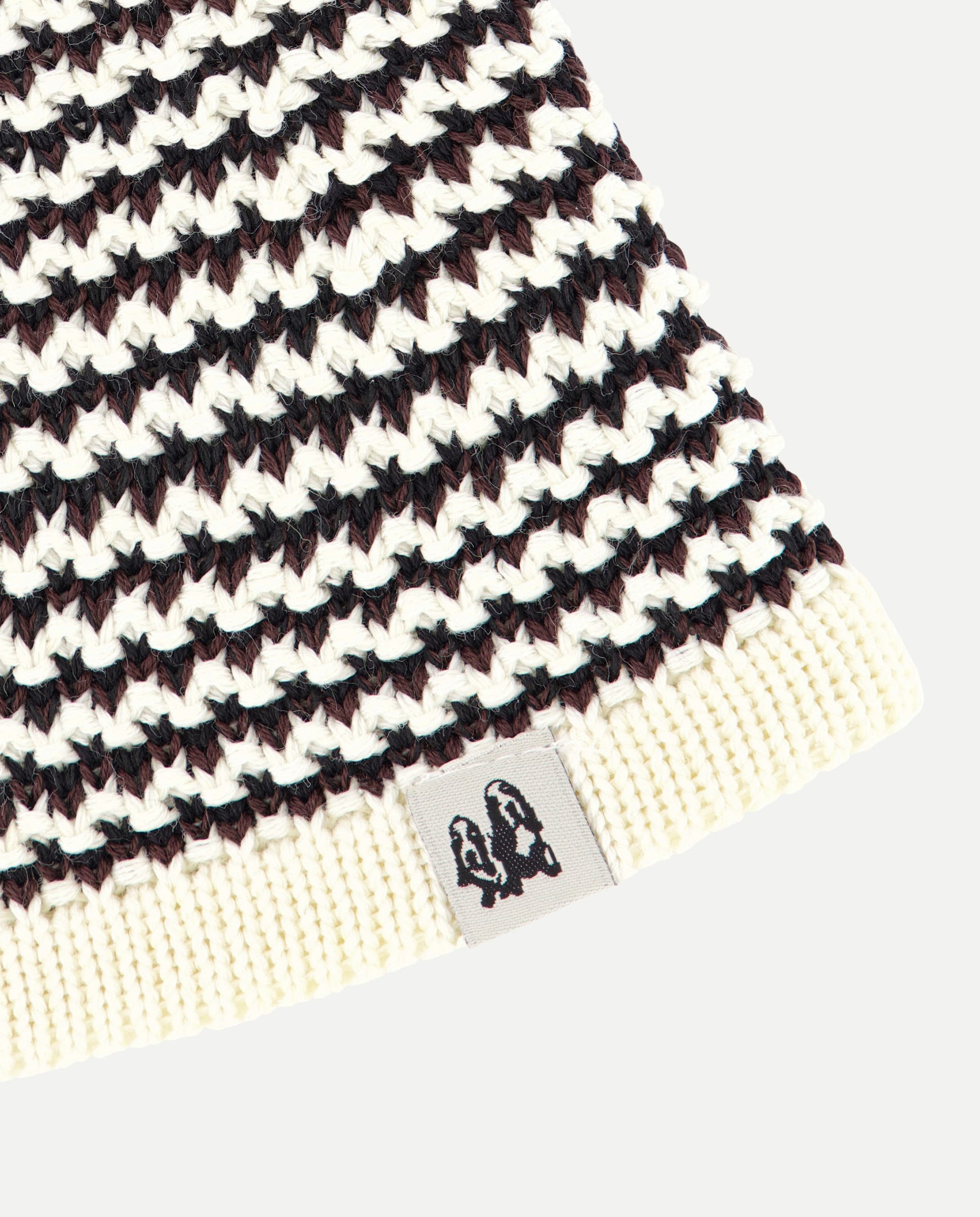 Gorro de punto multicolor - Jo & Mr. Joe - Blanco Blanco-2