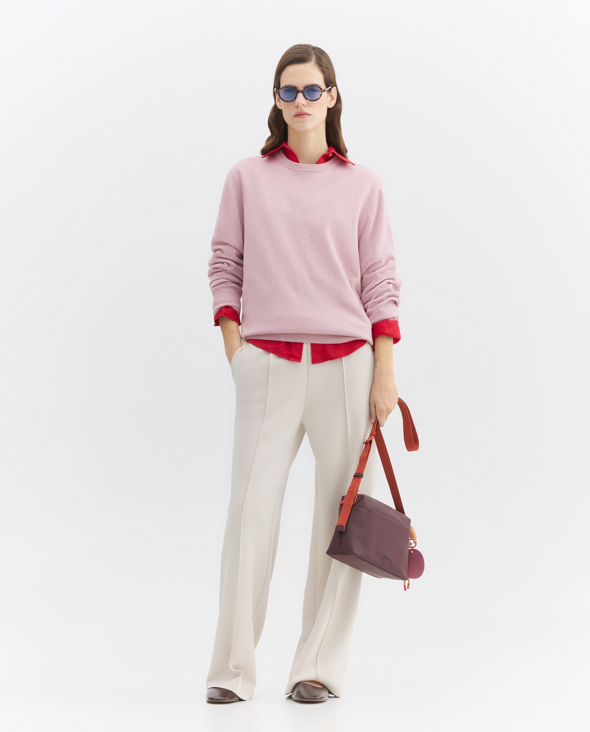 Mala a Tiracolo com Conta Floral Bordeaux-6