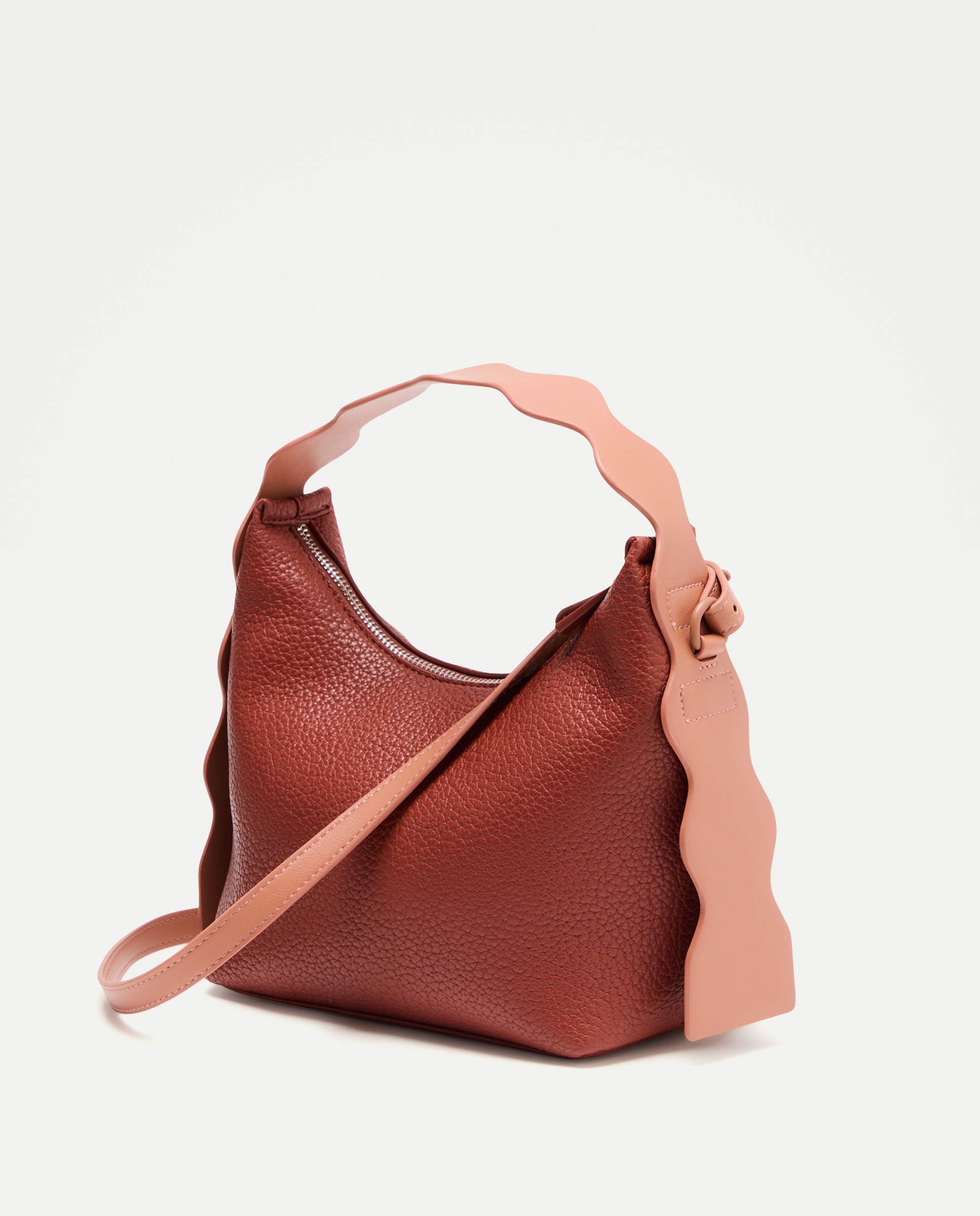 Mala de Mão com Alça Ondulada 770 Terracota-2