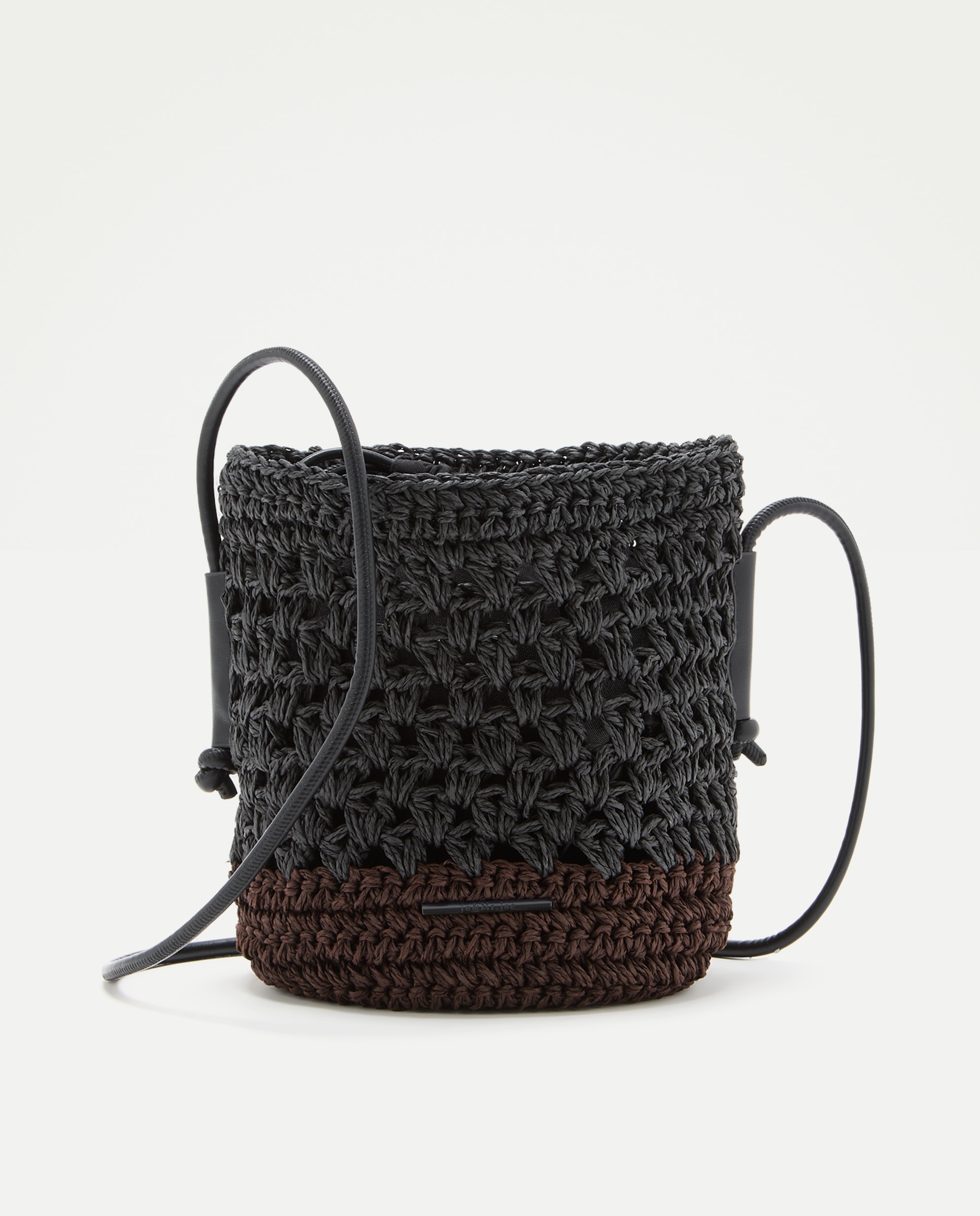 Imagem 0 de Mala a Tiracolo com Macramé Bicolor