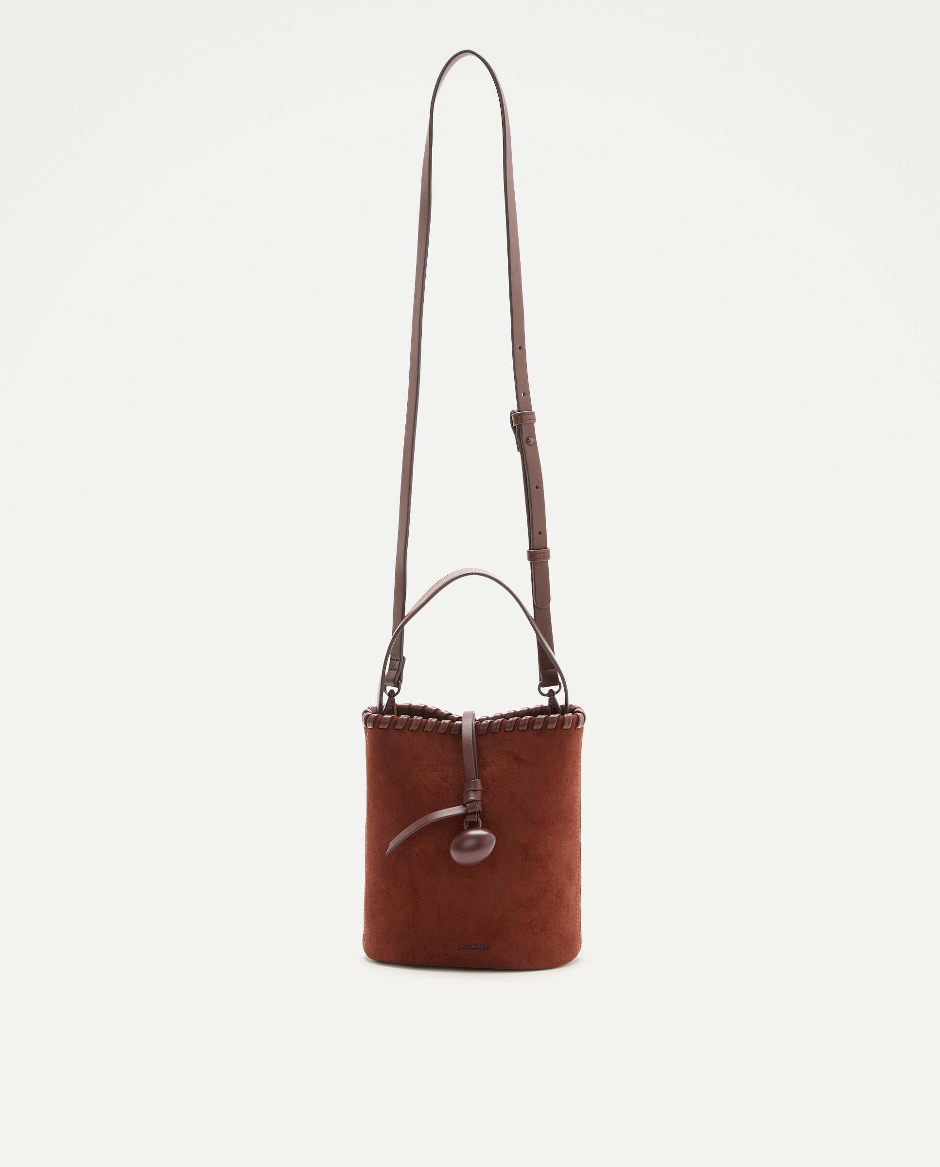 Bolso crossbody con pespuntes y pedrería - Jo & Mr. Joe - 730 Camel 730 Camel-1