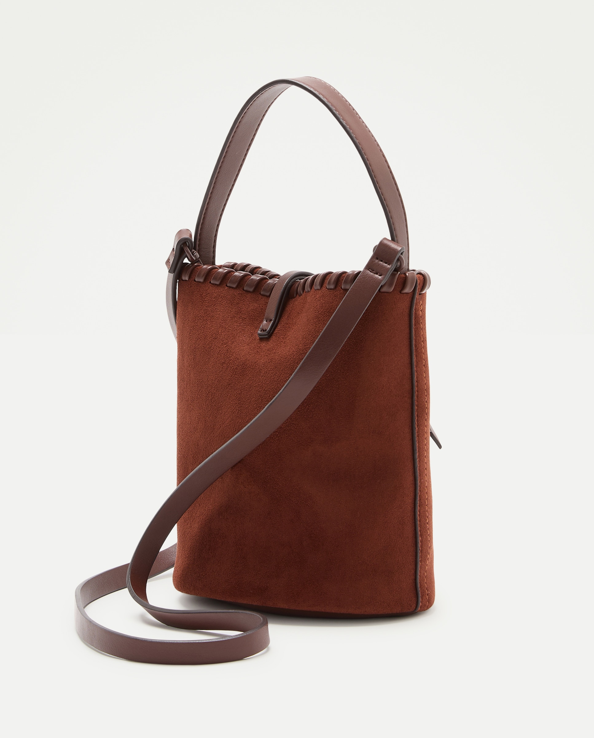 Bolso crossbody con pespuntes y pedrería - Jo & Mr. Joe - 730 Camel 730 Camel-2