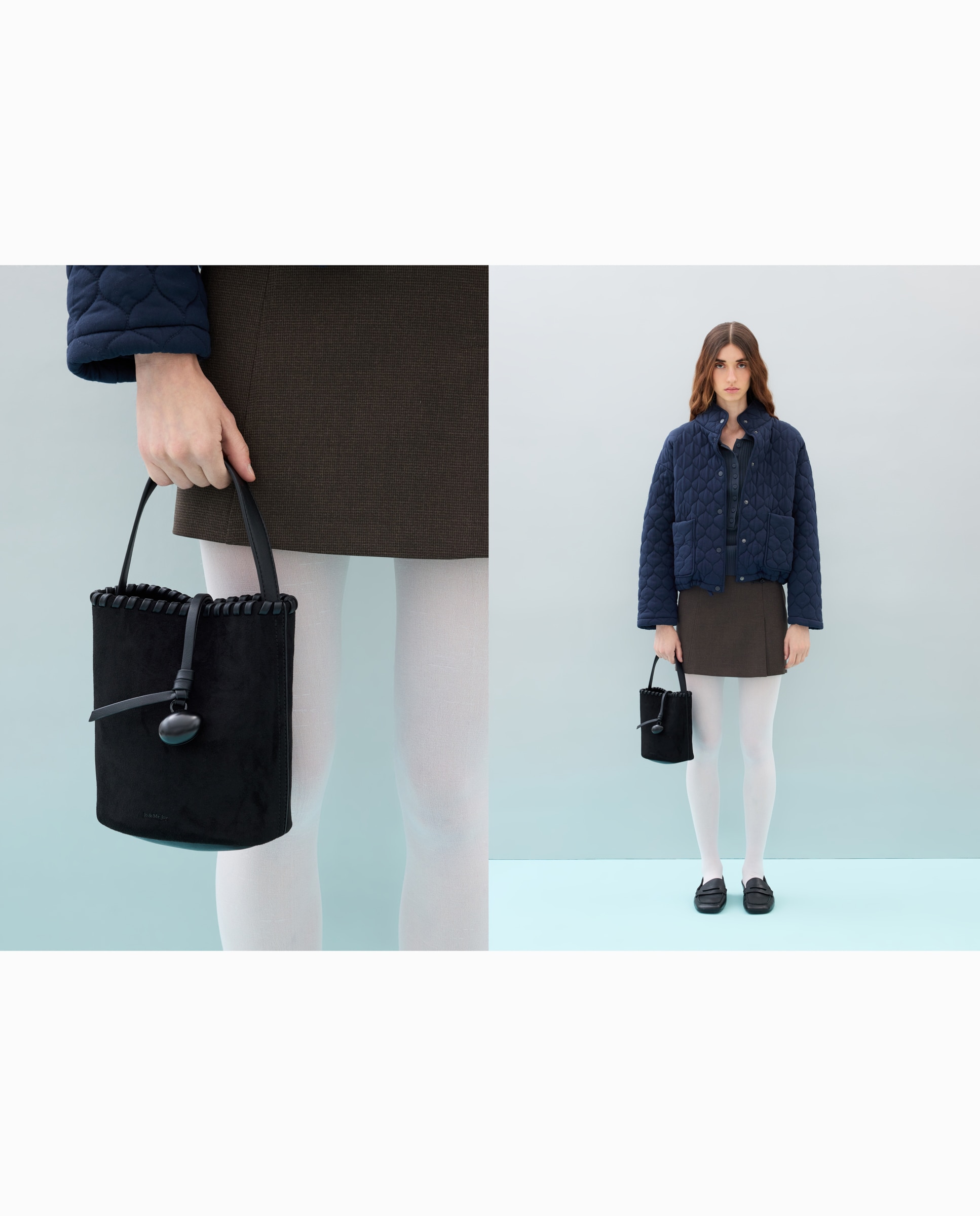Mala Crossbody com Pespontos e Pedraria Preto-5