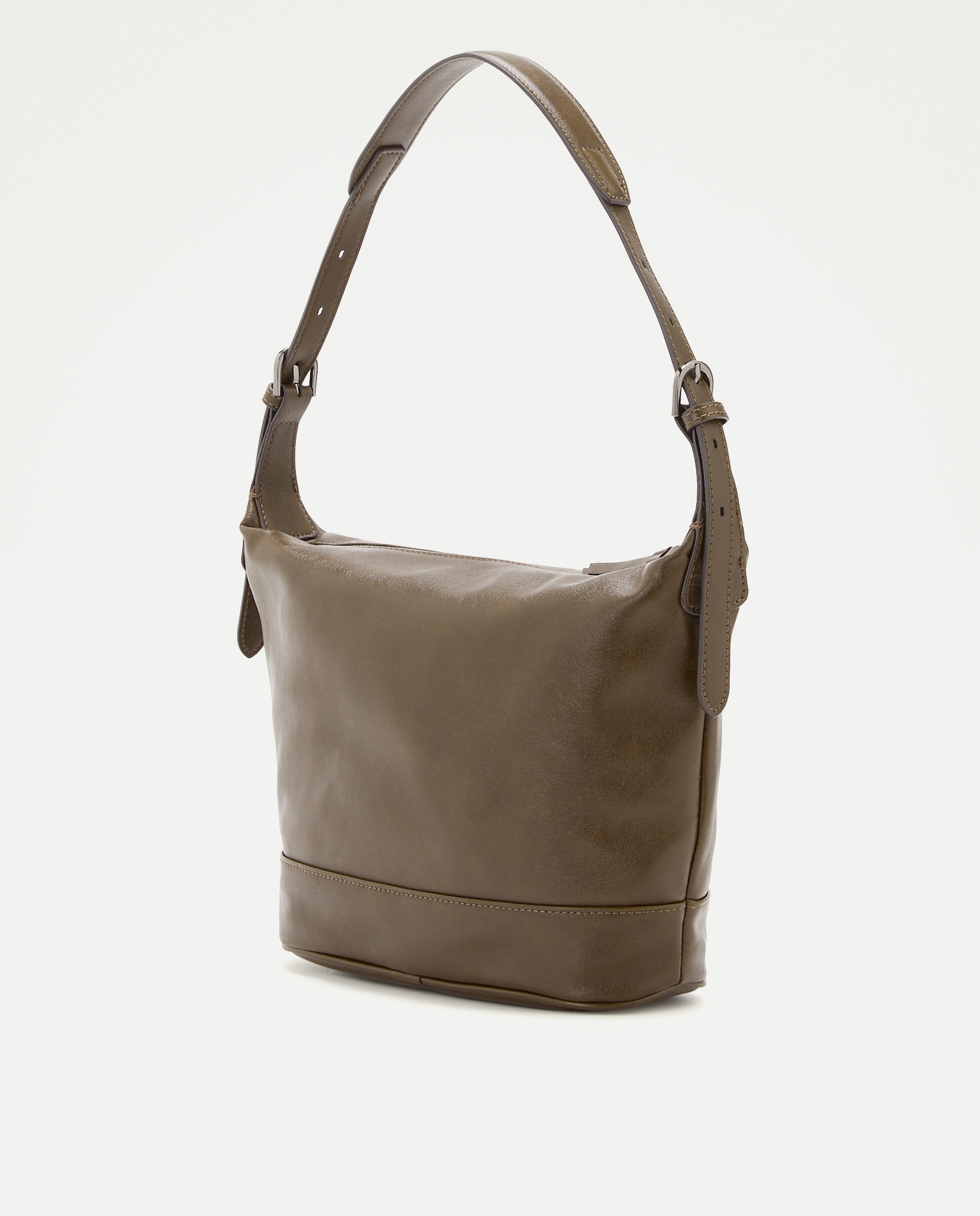 Bolso crossbody liso - Jo & Mr. Joe - 520 Kaki 520 Kaki-2