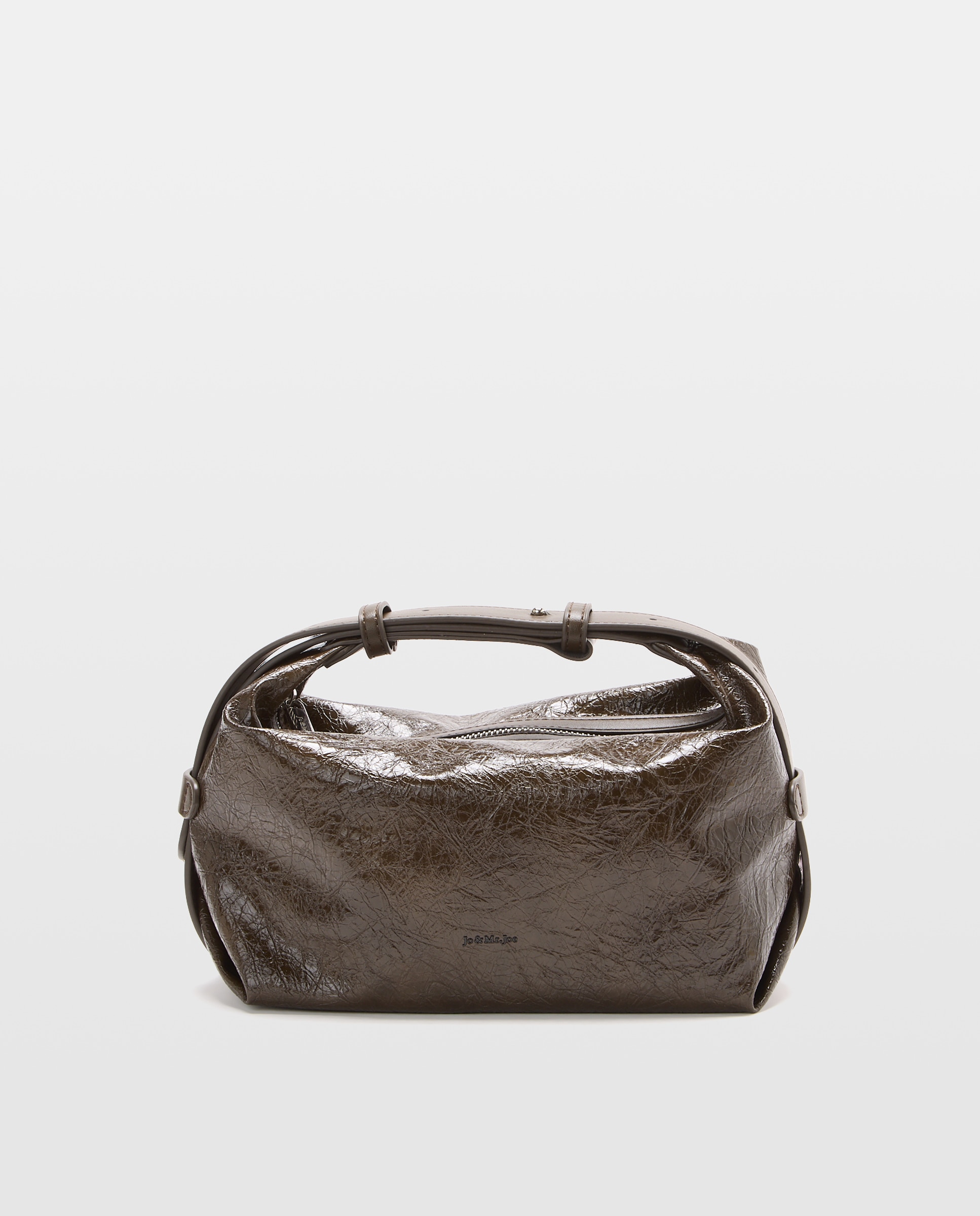 Imagem 0 de Mala Tipo Crossbody Enrugada