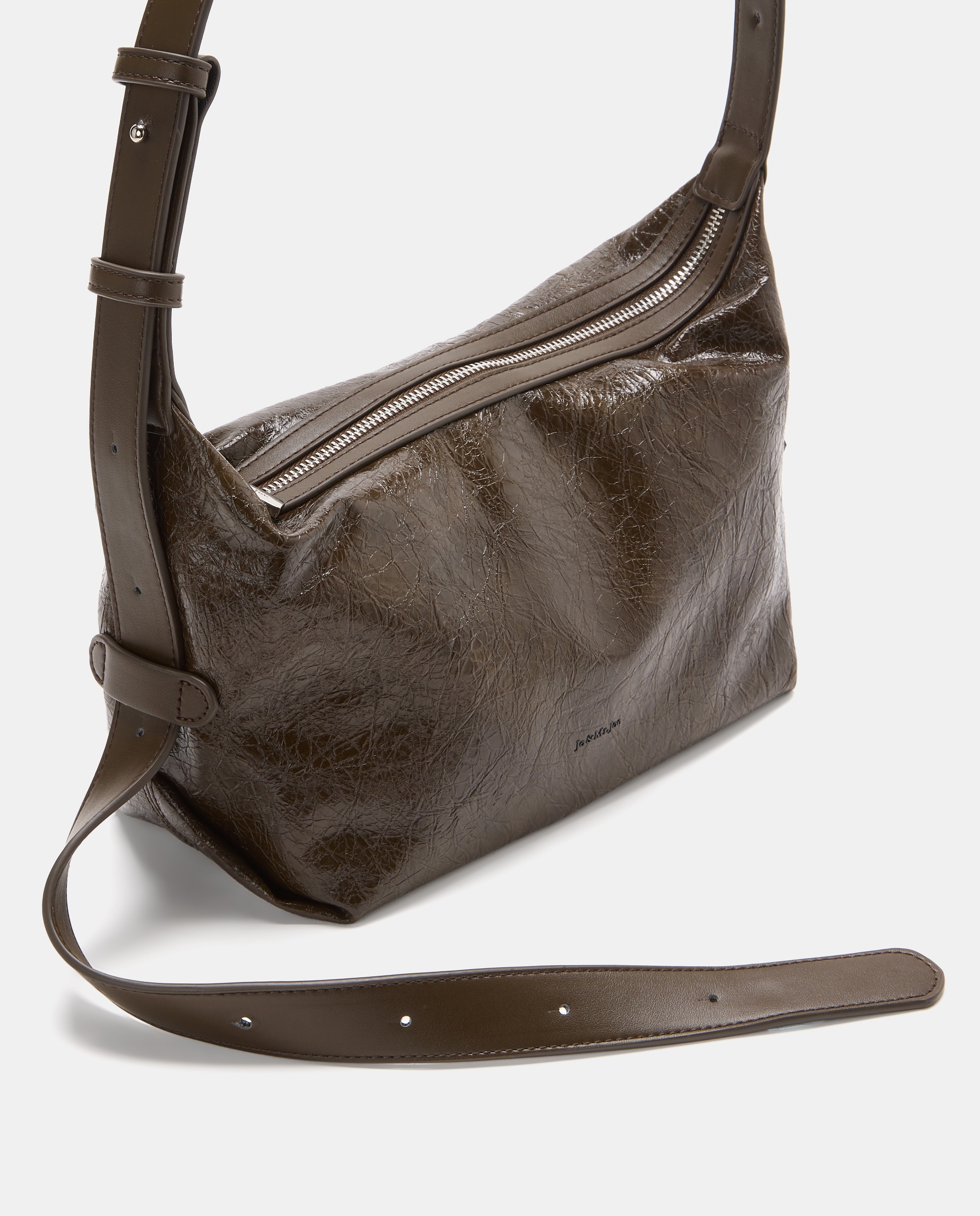 Imagen 5 de Bolso tipo crissbody arrugado - Jo & Mr. Joe - 520 Kaki 520 Kaki