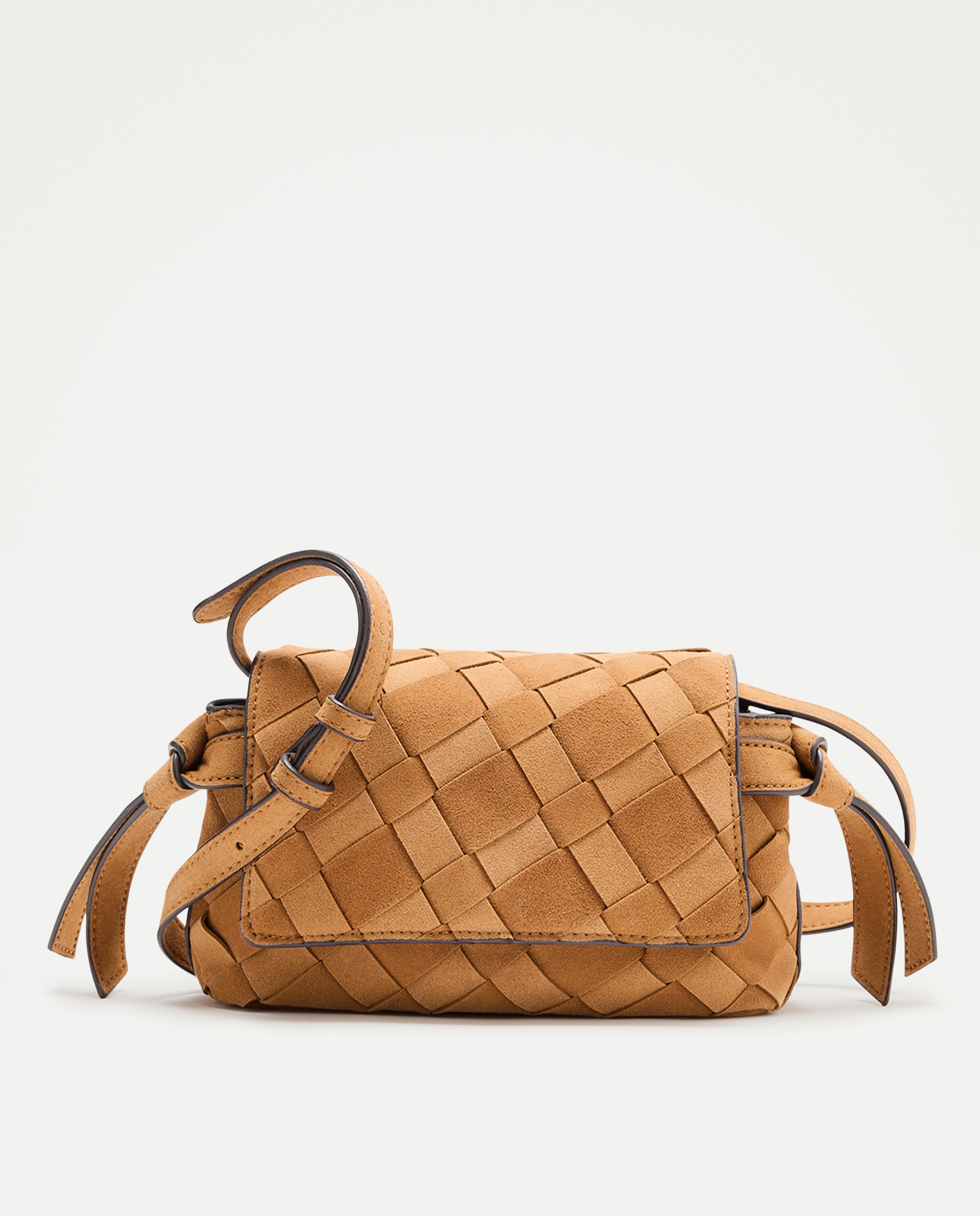 Bolso crossbody trenzado serraje - Jo & Mr. Joe - 730 Camel 730 Camel-1