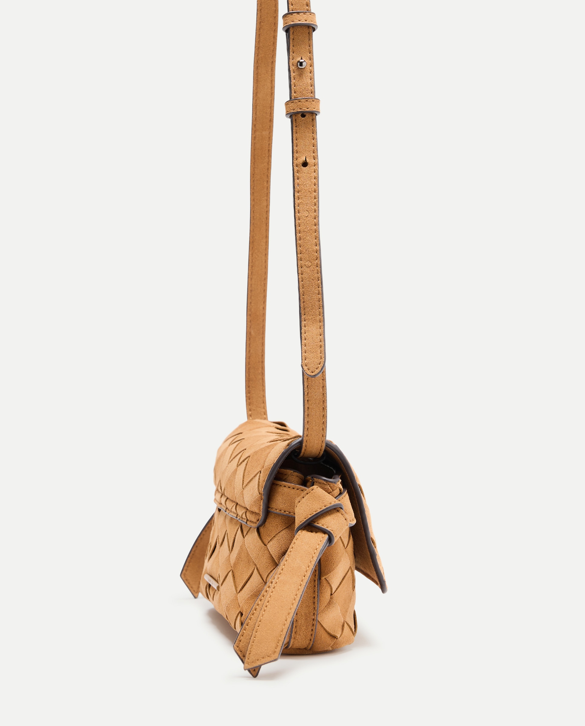 Bolso crossbody trenzado serraje - Jo & Mr. Joe - 730 Camel 730 Camel-3