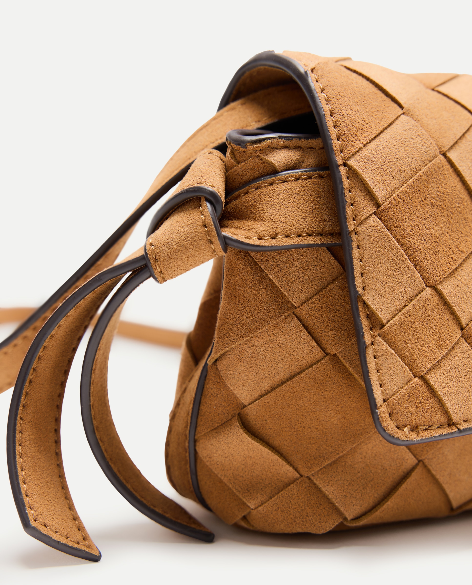 Bolso crossbody trenzado serraje - Jo & Mr. Joe - 730 Camel 730 Camel-4