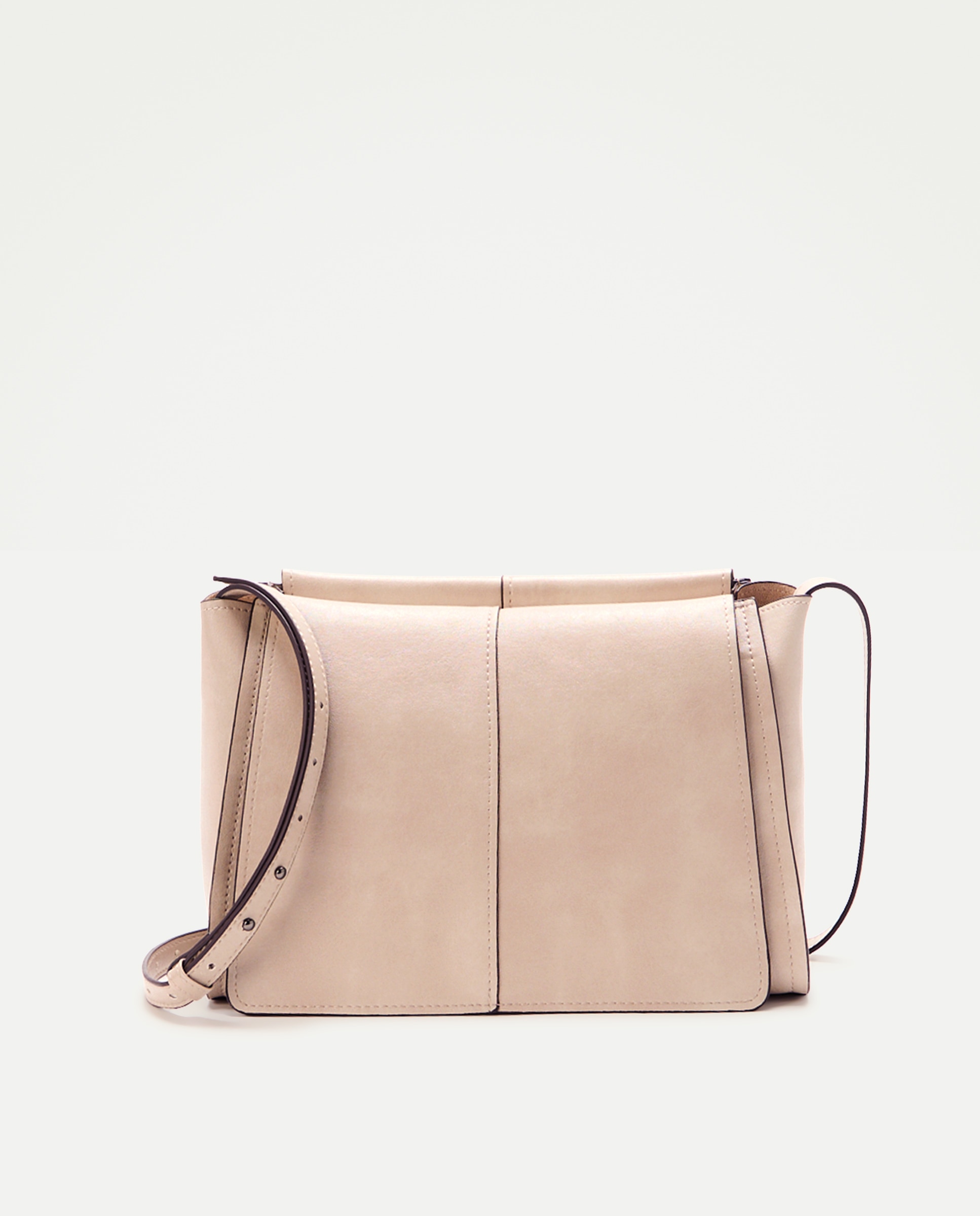 Imagem 0 de Mala Crossbody com Efeito Enrugado