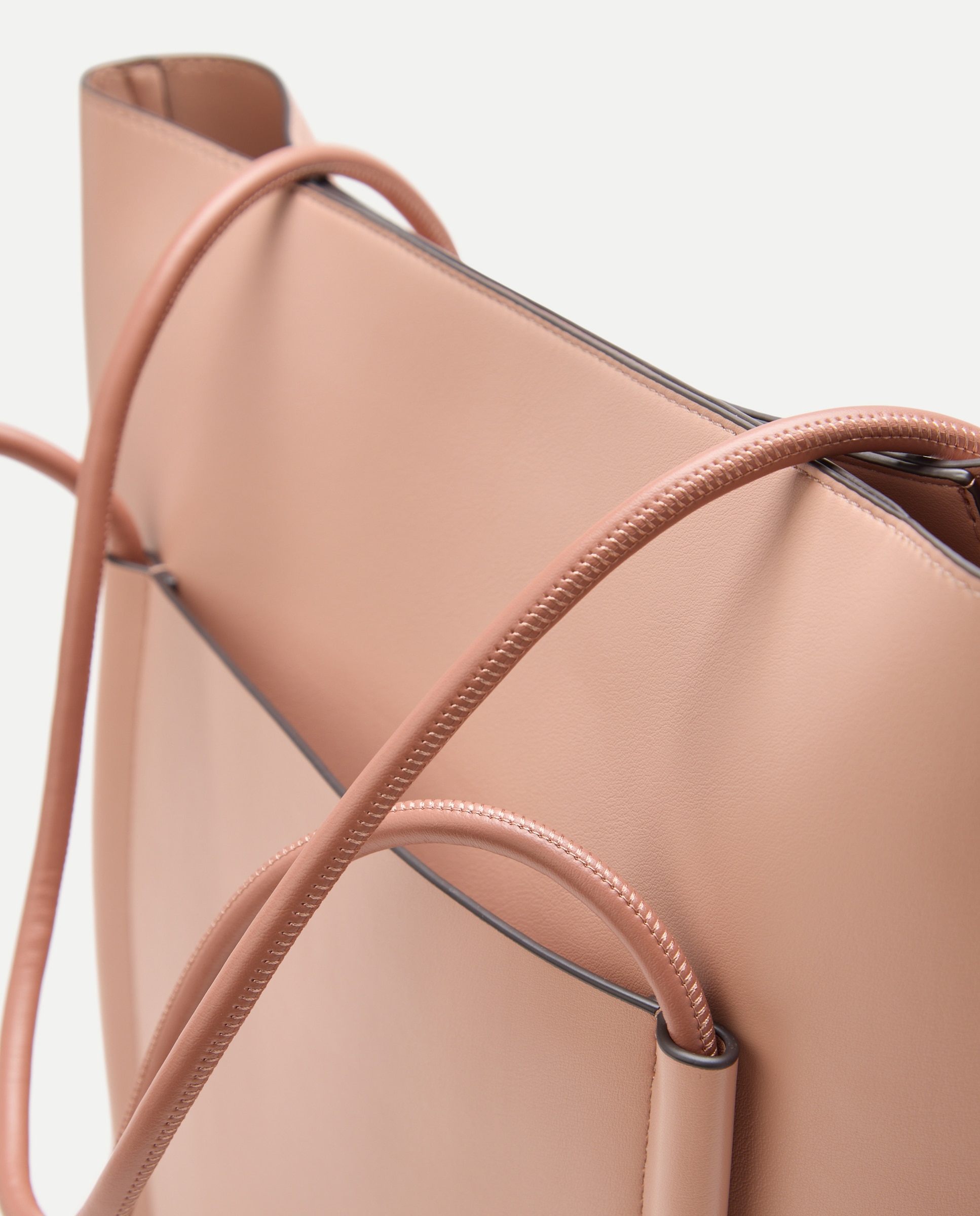 Mala Shopper com Alça em Contraste Rosa-claro-5