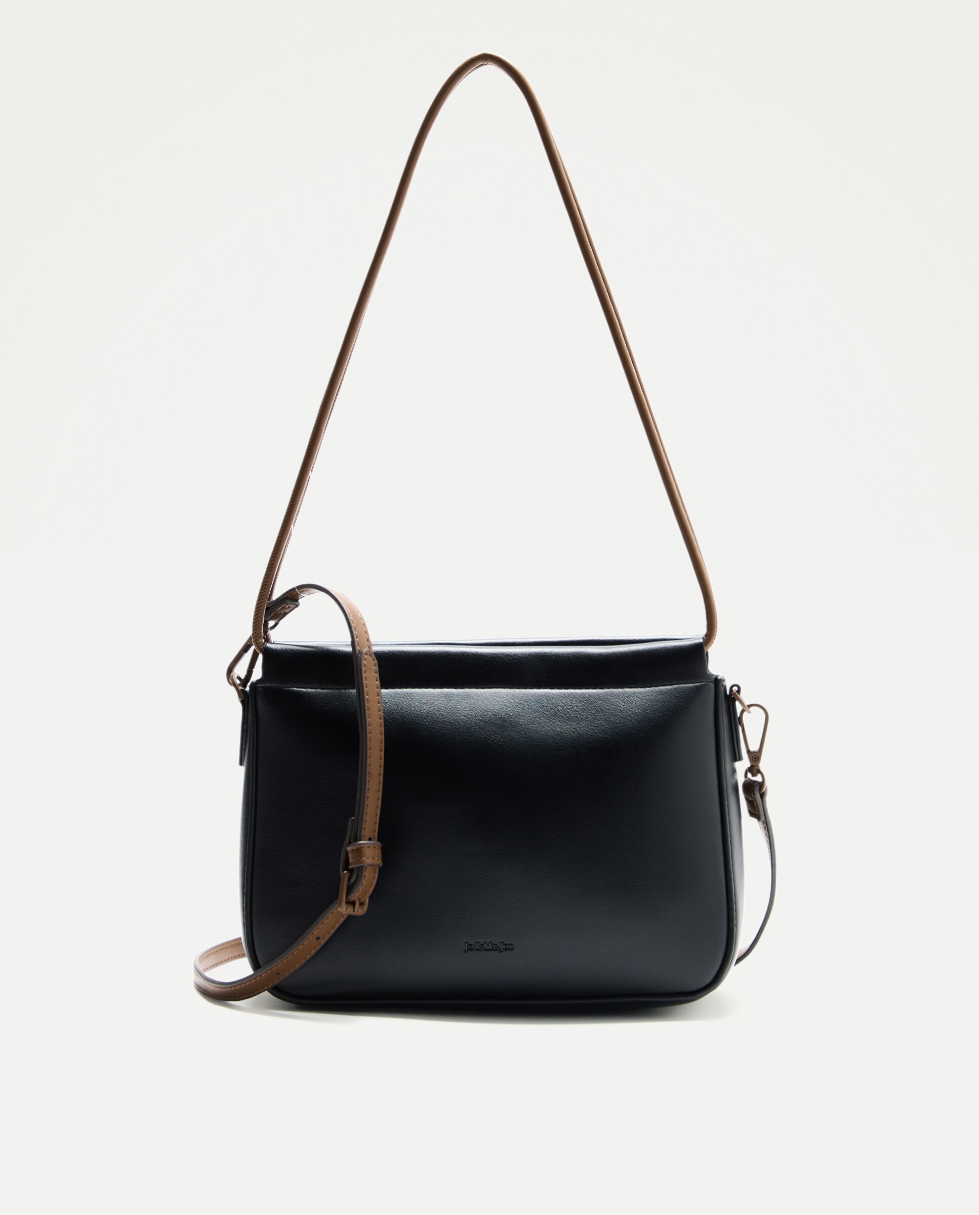 Imagem 0 de Mala Crossbody com Alça em Contraste
