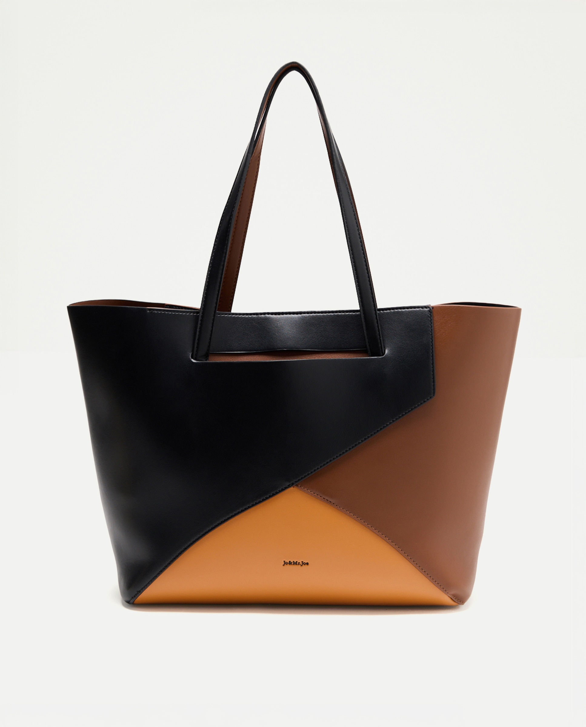 Mala Shopper Tricolor Preto-1