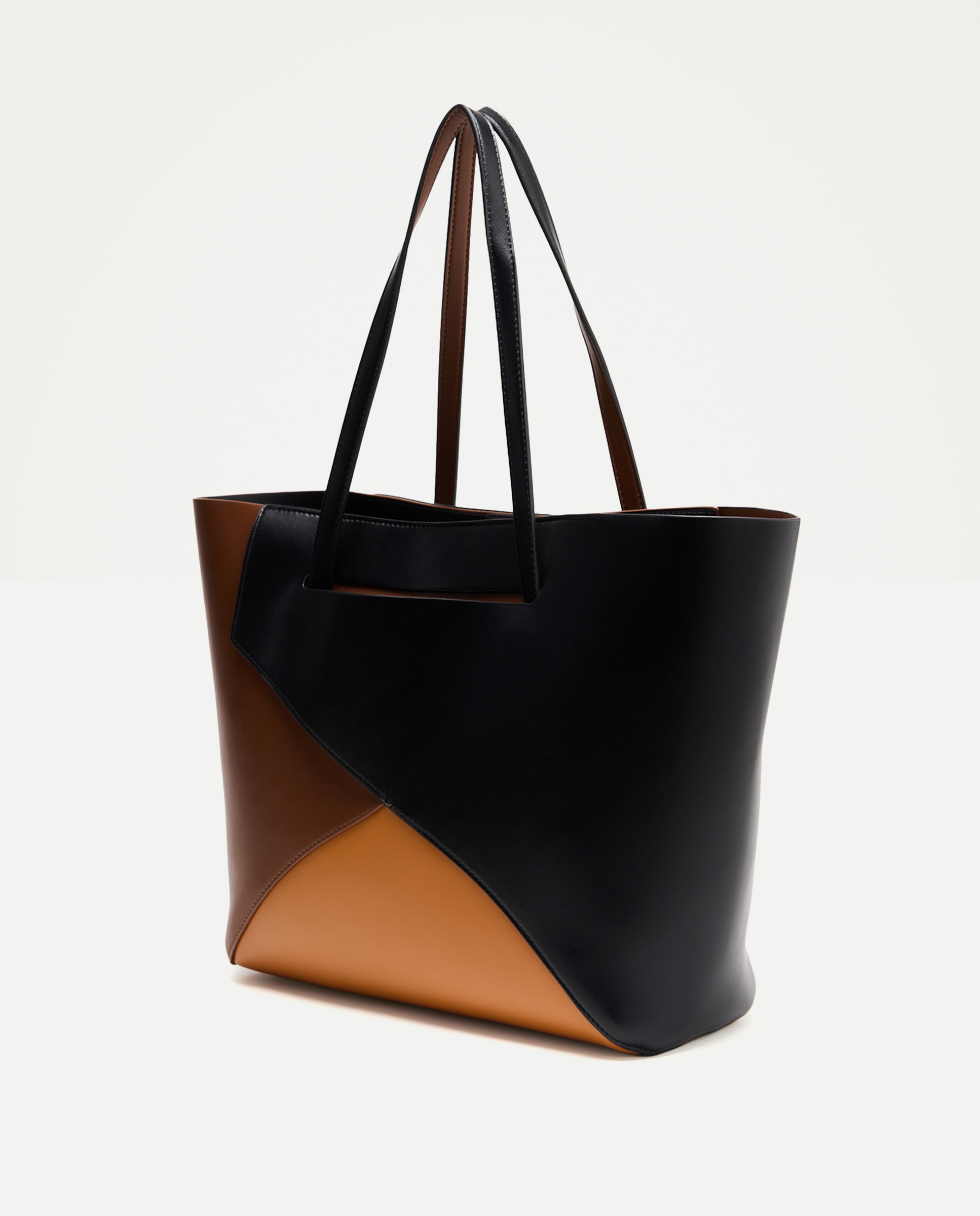 Mala Shopper Tricolor Preto-2