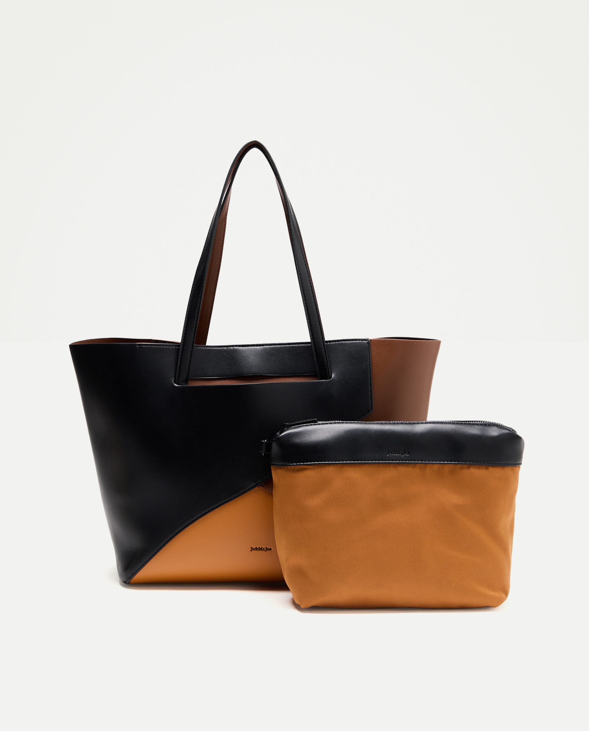 Mala Shopper Tricolor Preto-3