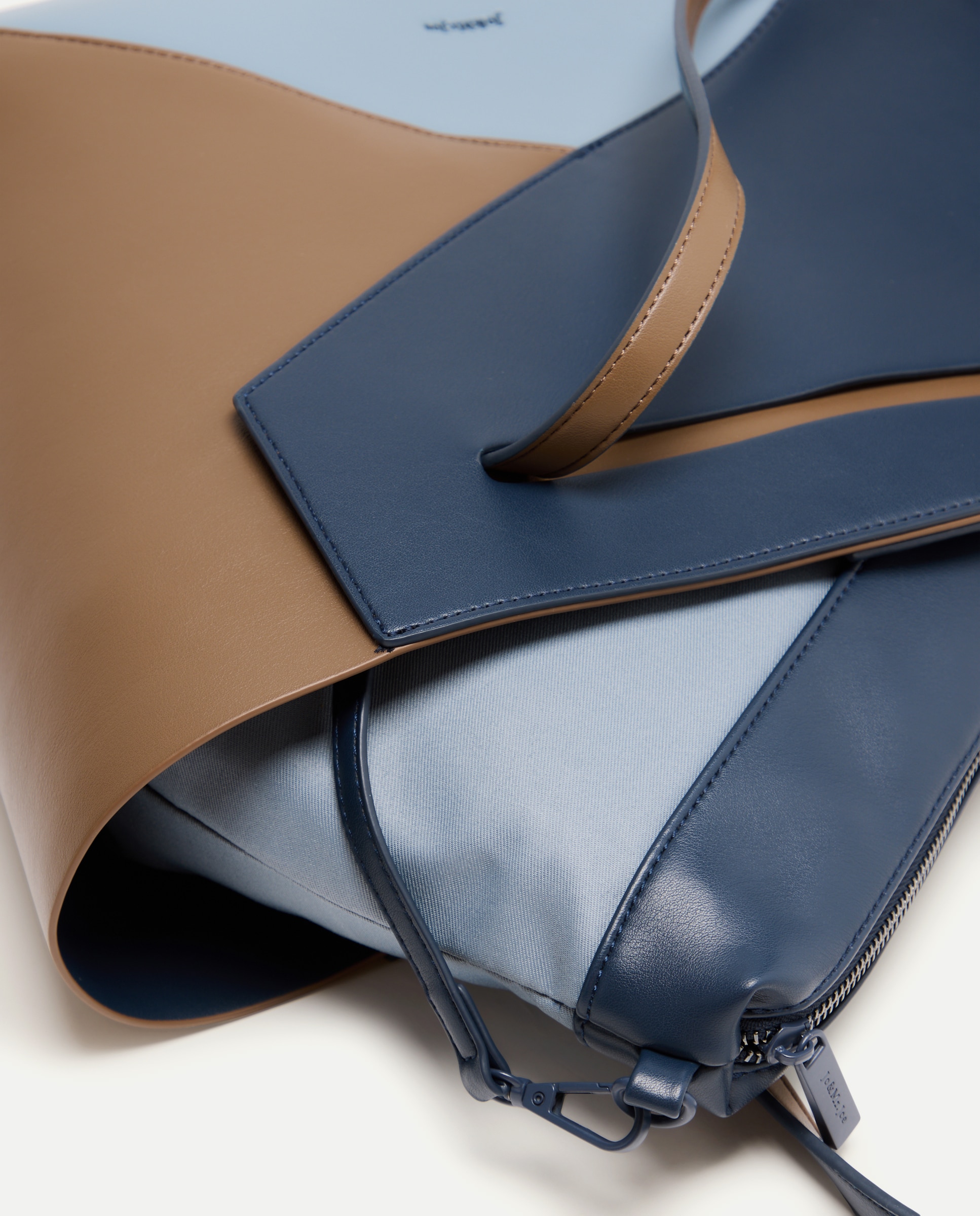 Mala Shopper Tricolor 400 Azul-6