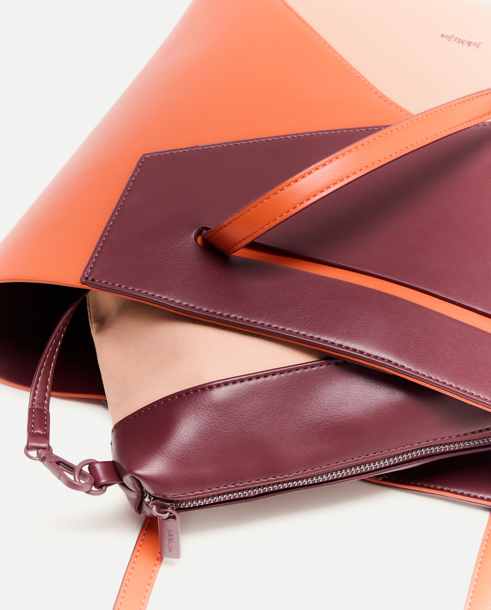 Mala Shopper Tricolor 660 Laranja-6