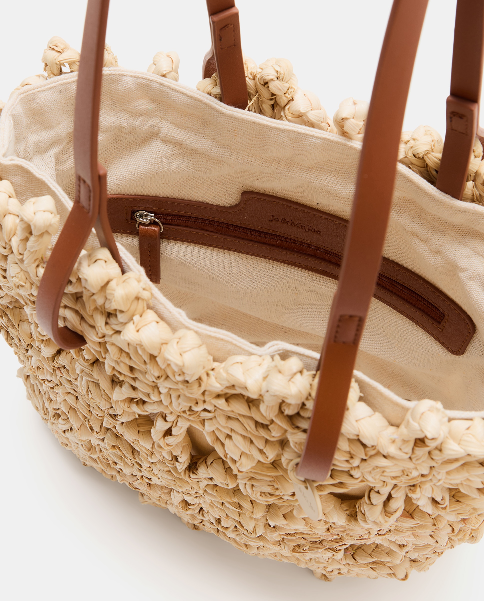 Mala Shopper em Folha de Milho 120 Cru-3