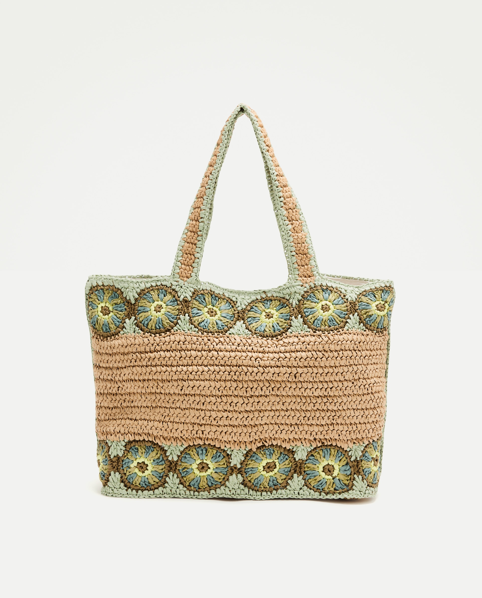 Imagem 0 de Mala Shopper com Crochet Floral