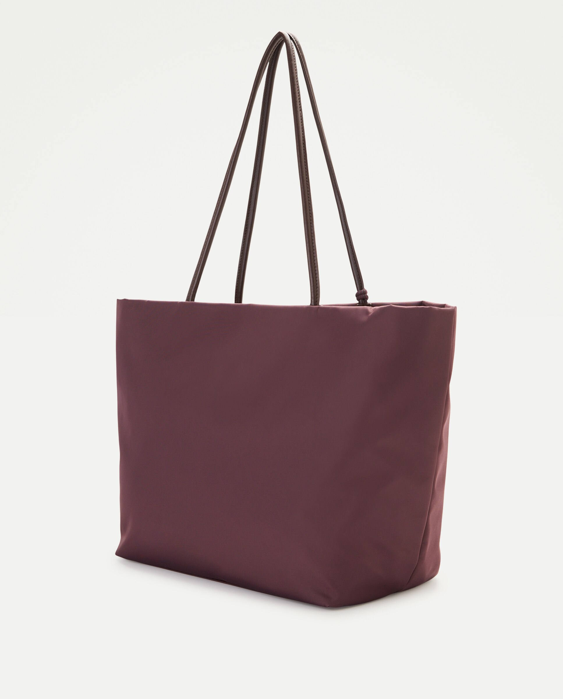Bolso shopping de nylon con charm - Jo & Mr. Joe - Morado Morado-2