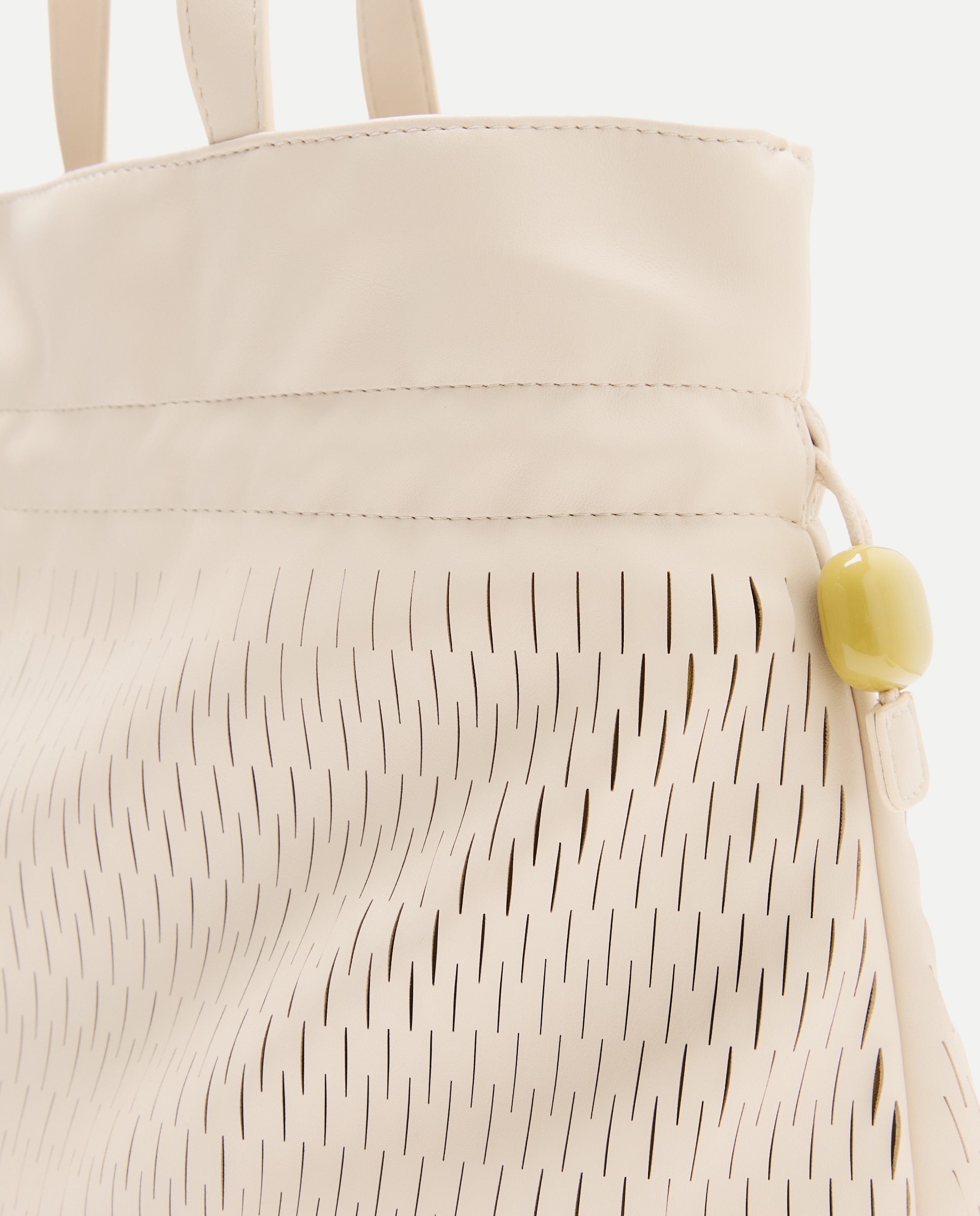 Mala Shopper com Detalhe de Cortes 120 Cru-4
