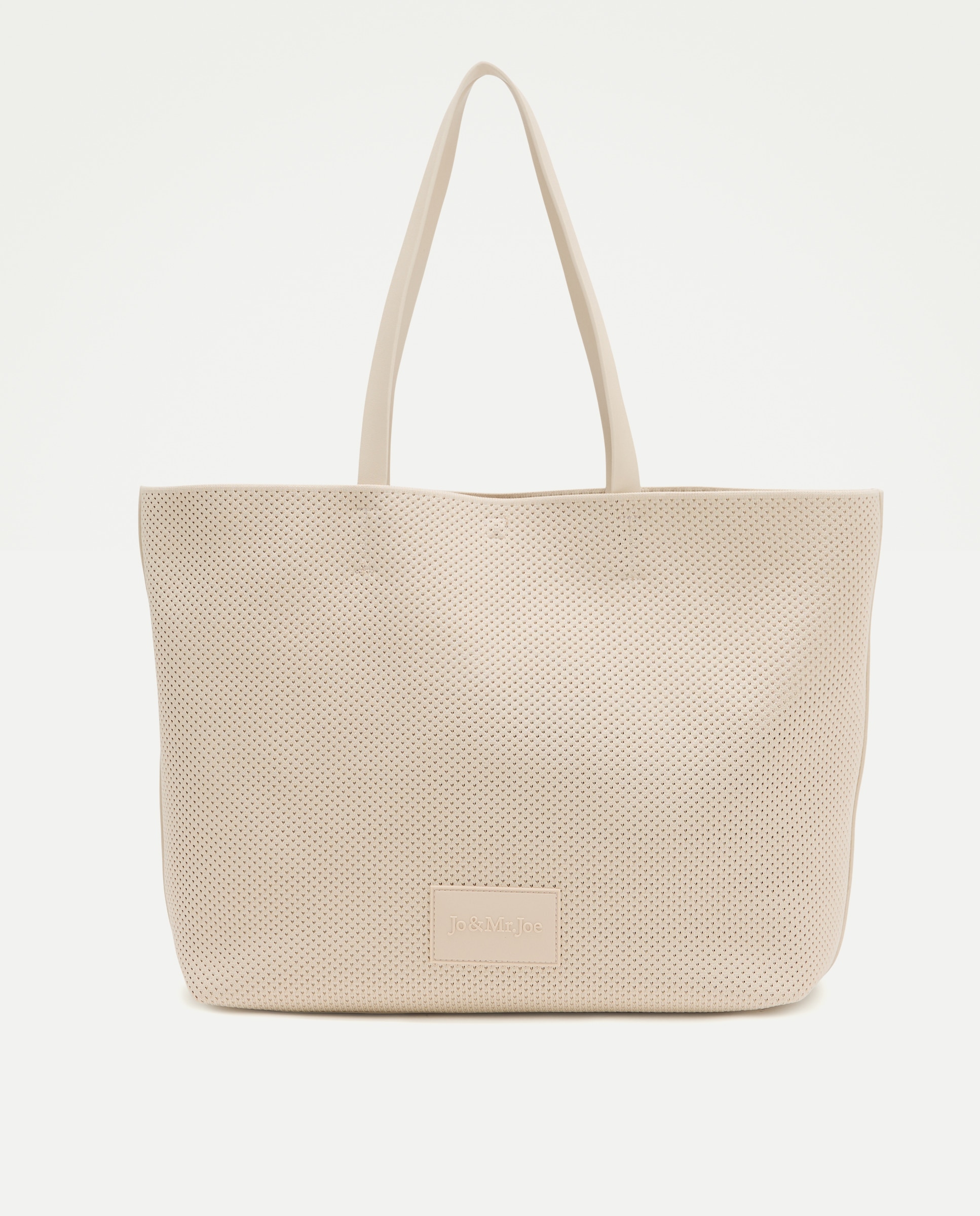 Bolso shopper de punto - Jo & Mr. Joe - Blanco roto Blanco roto-1