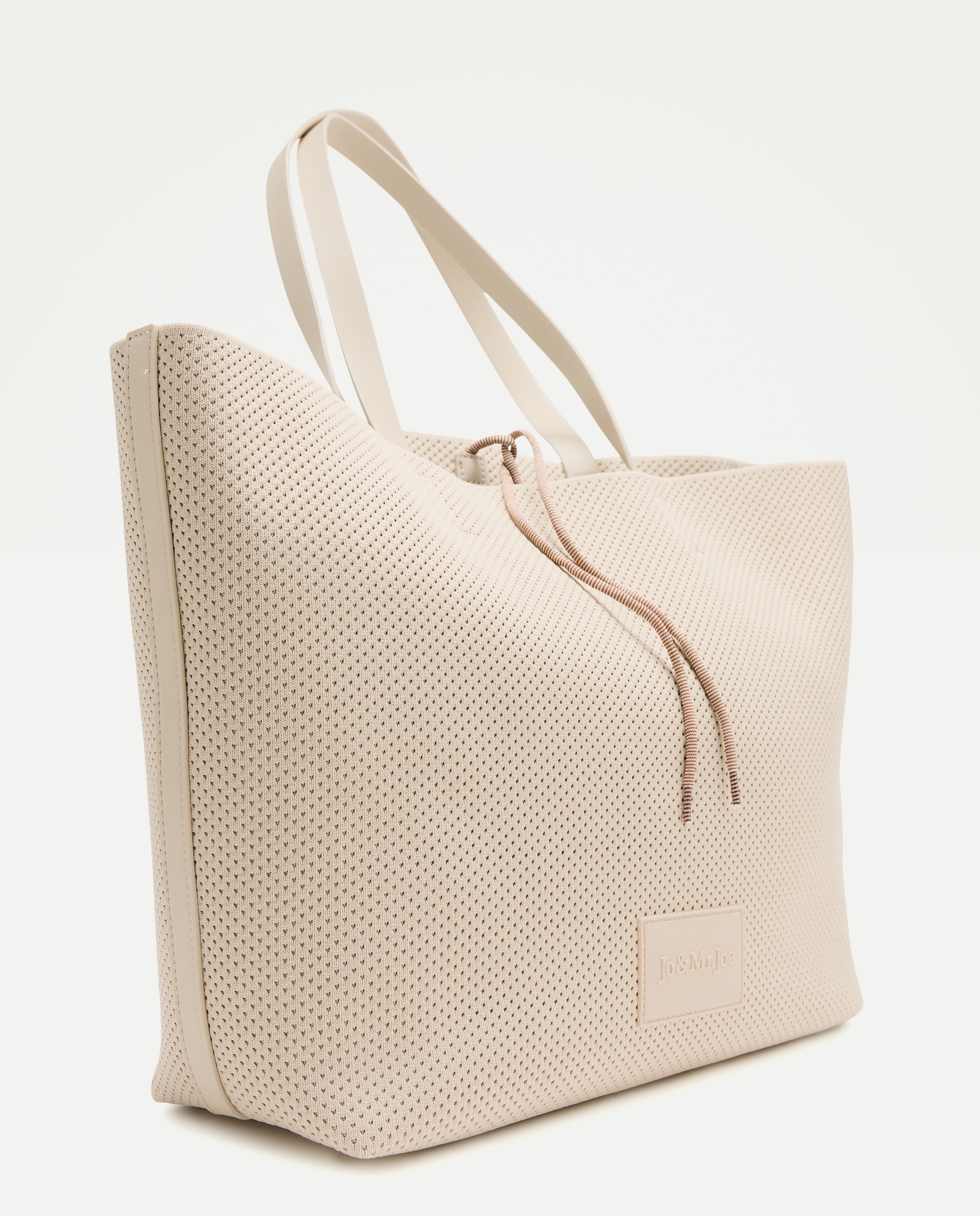 Bolso shopper de punto - Jo & Mr. Joe - Blanco roto Blanco roto-3
