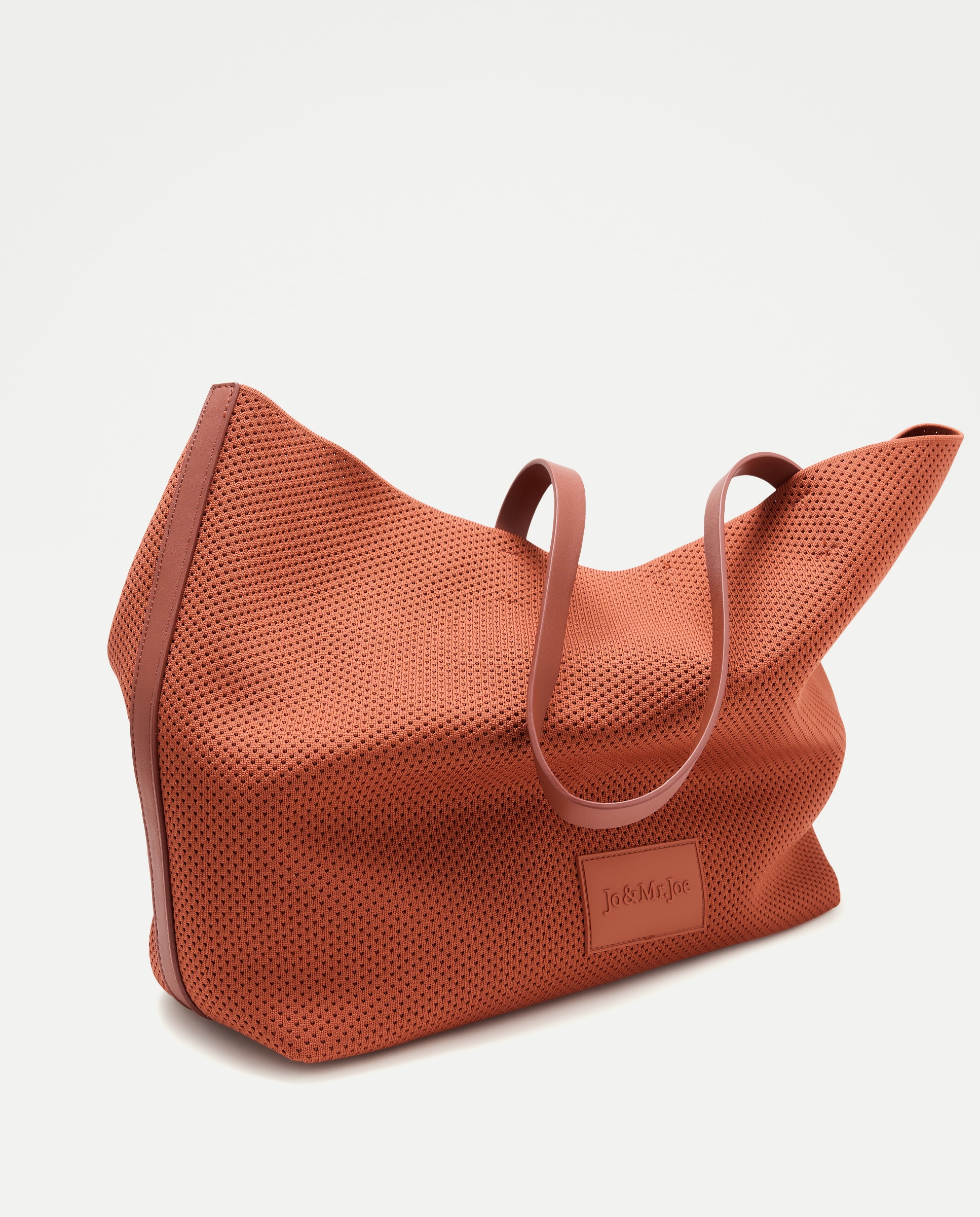 Bolso shopper de punto - Jo & Mr. Joe - 600 Rojo 600 Rojo-3
