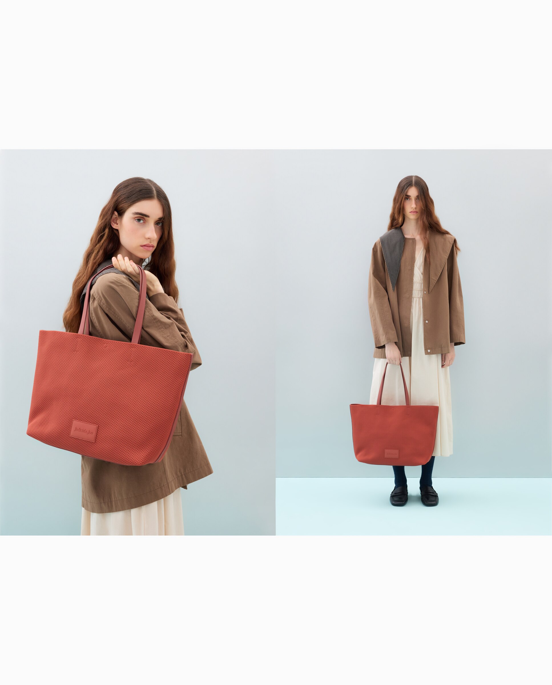 Bolso shopper de punto - Jo & Mr. Joe - 600 Rojo 600 Rojo-5