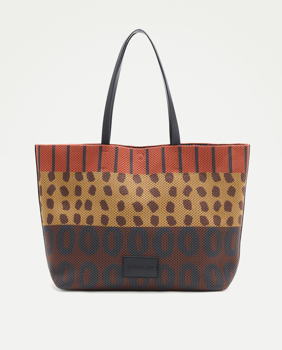 Imagen 1 de Bolso shopper de punto Rojo