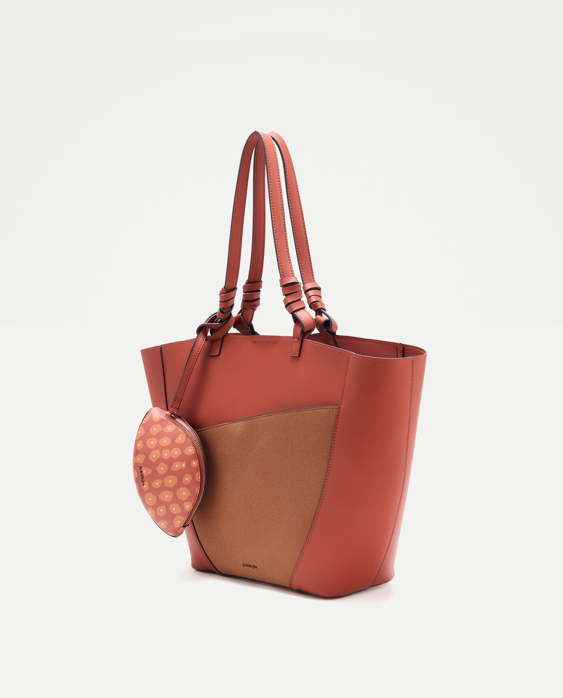 Mala Shopper com Conta e Estampado 770 Terracota-2
