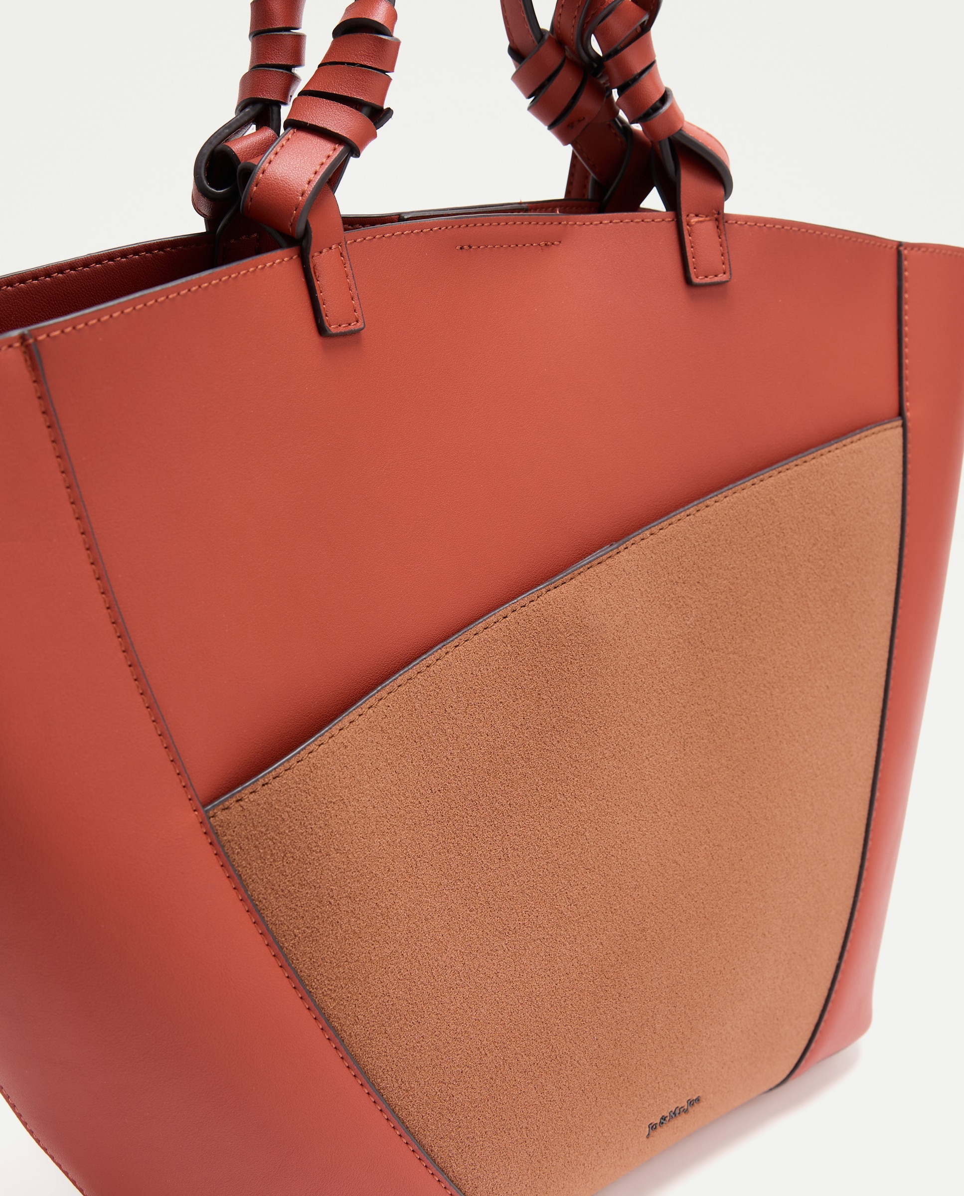 Mala Shopper com Conta e Estampado 770 Terracota-4