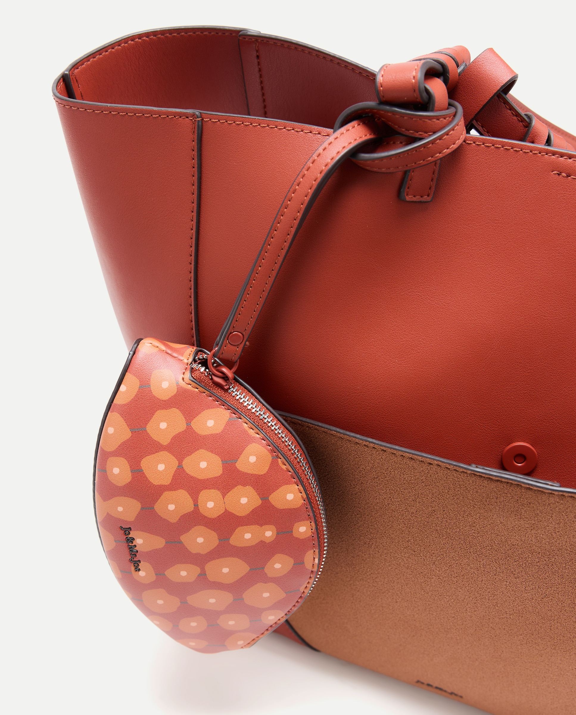 Mala Shopper com Conta e Estampado 770 Terracota-5