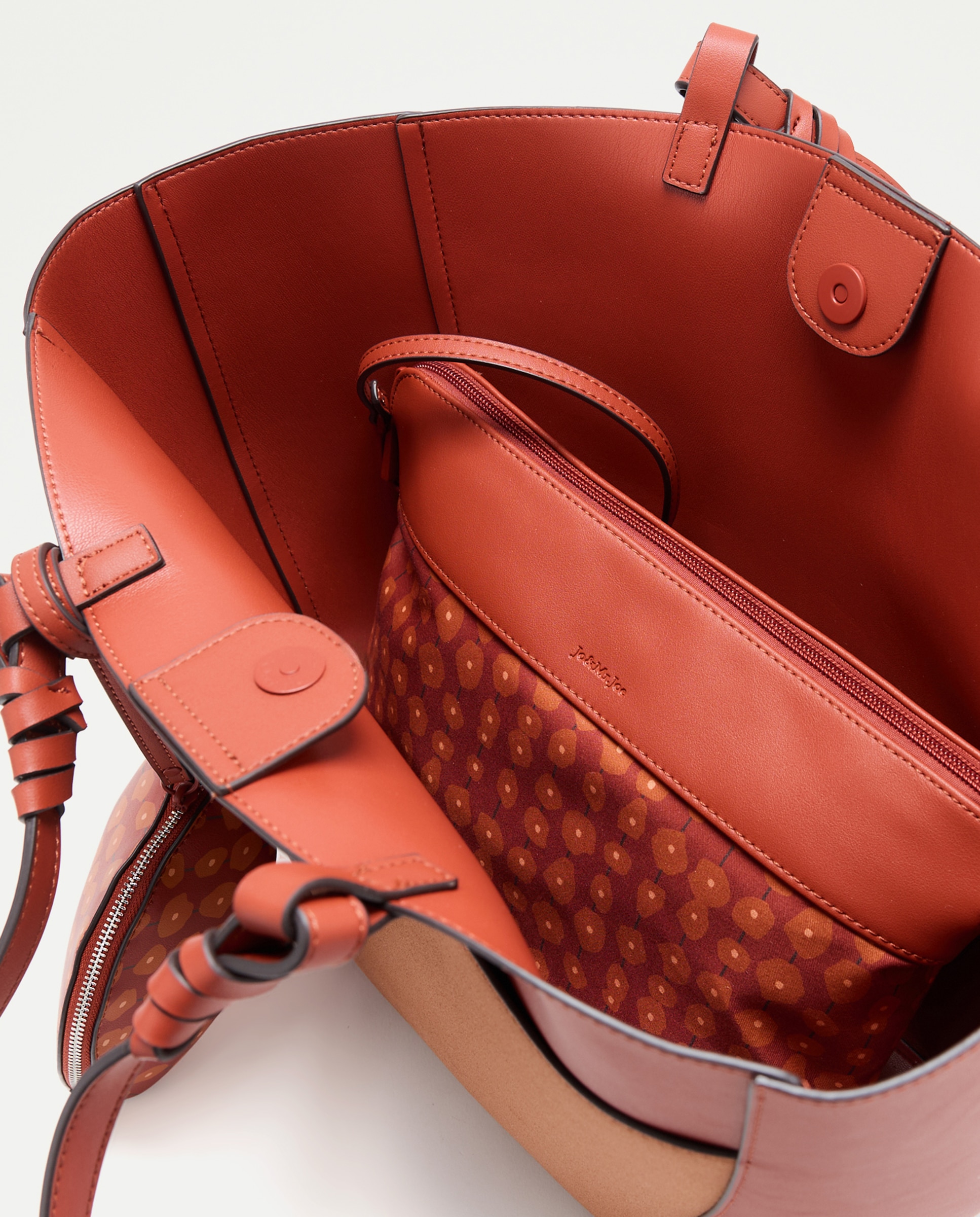 Mala Shopper com Conta e Estampado 770 Terracota-6