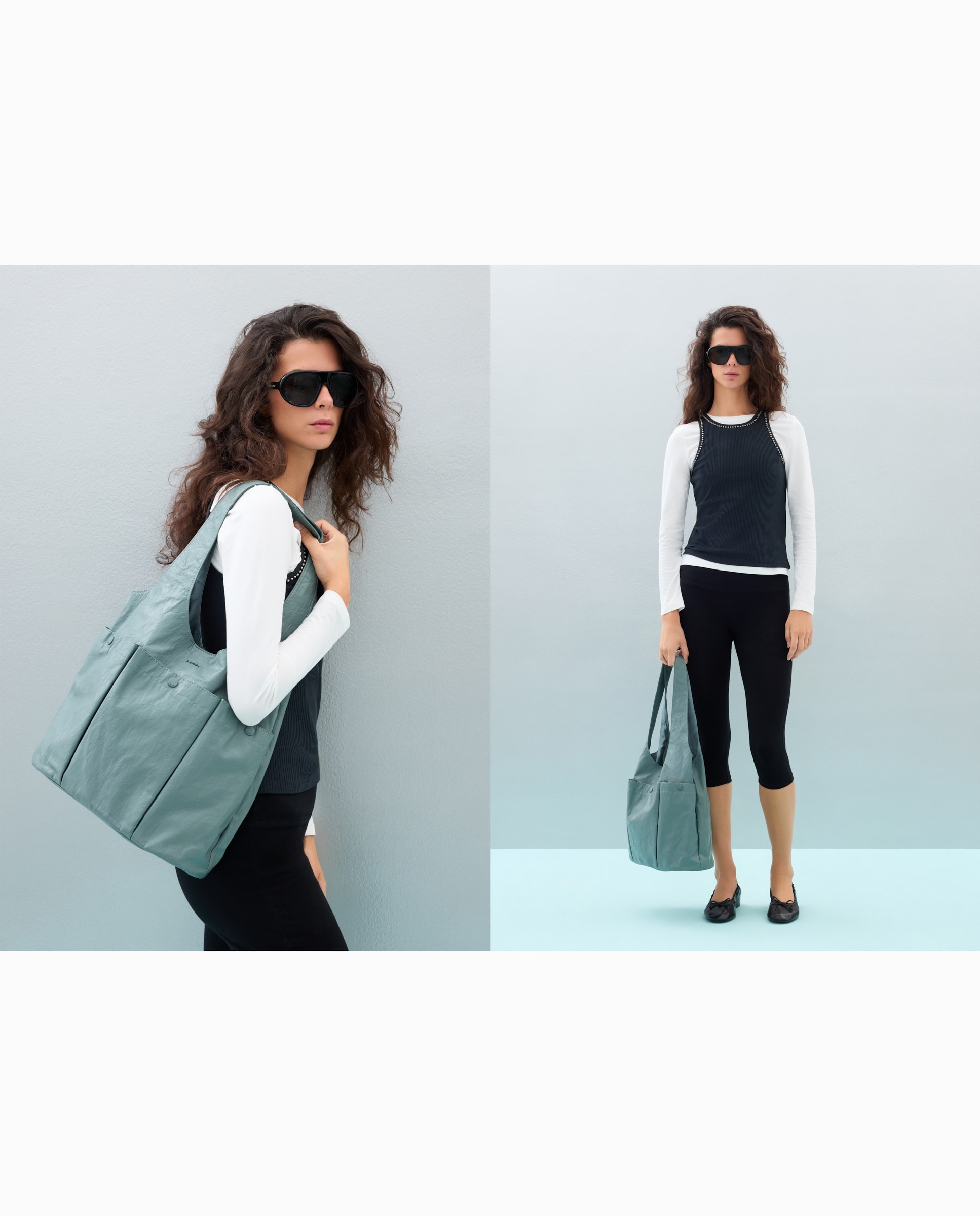 Bolso shopping con bolsillos - Jo & Mr. Joe - 400 Azul 400 Azul-5