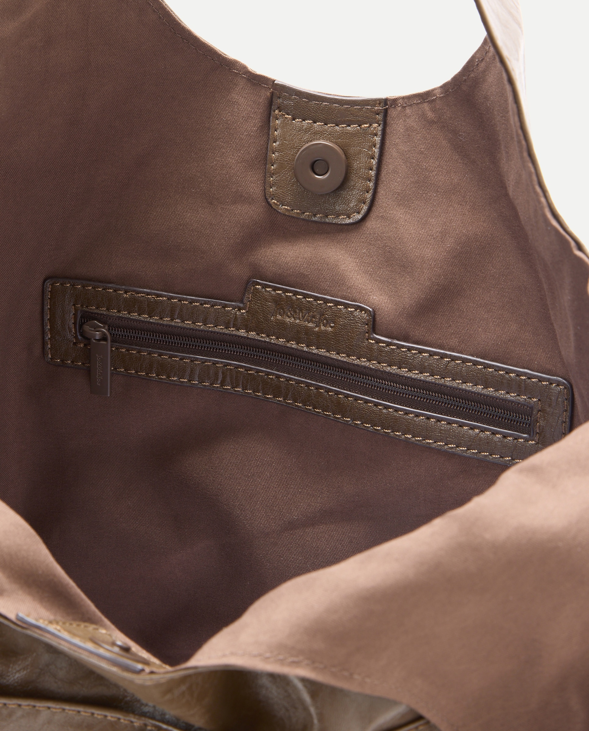 Mala Shopper com Bolsos Castanho-4