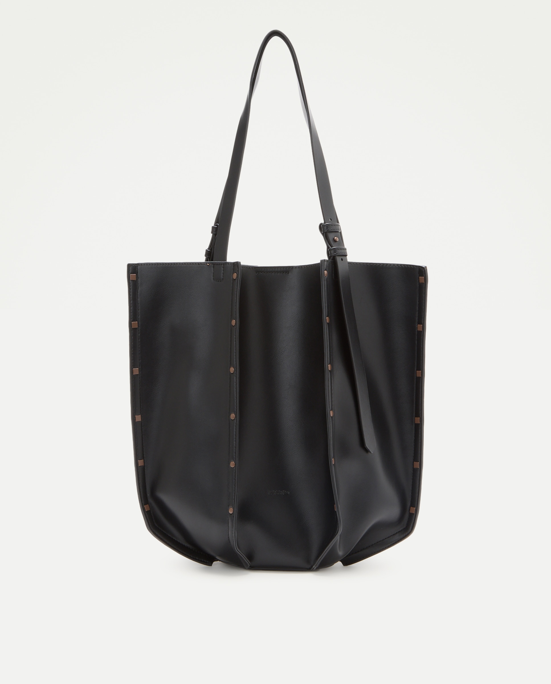 Bolso shopping con adorno de tachas - Jo & Mr. Joe - Negro Negro-1