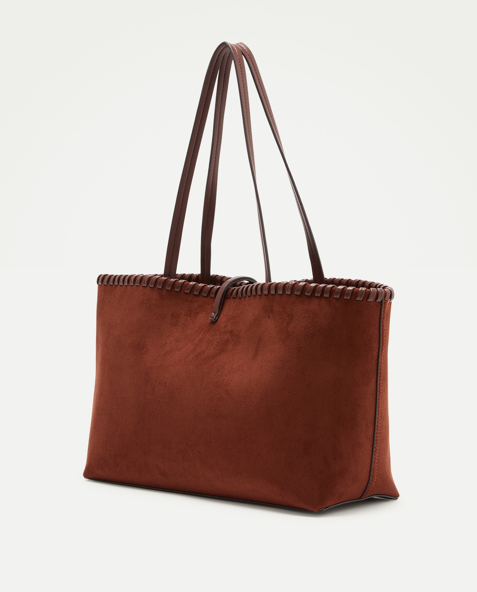 Bolso shopping con pespuntes y pedrería - Jo & Mr. Joe - 730 Camel 730 Camel-2