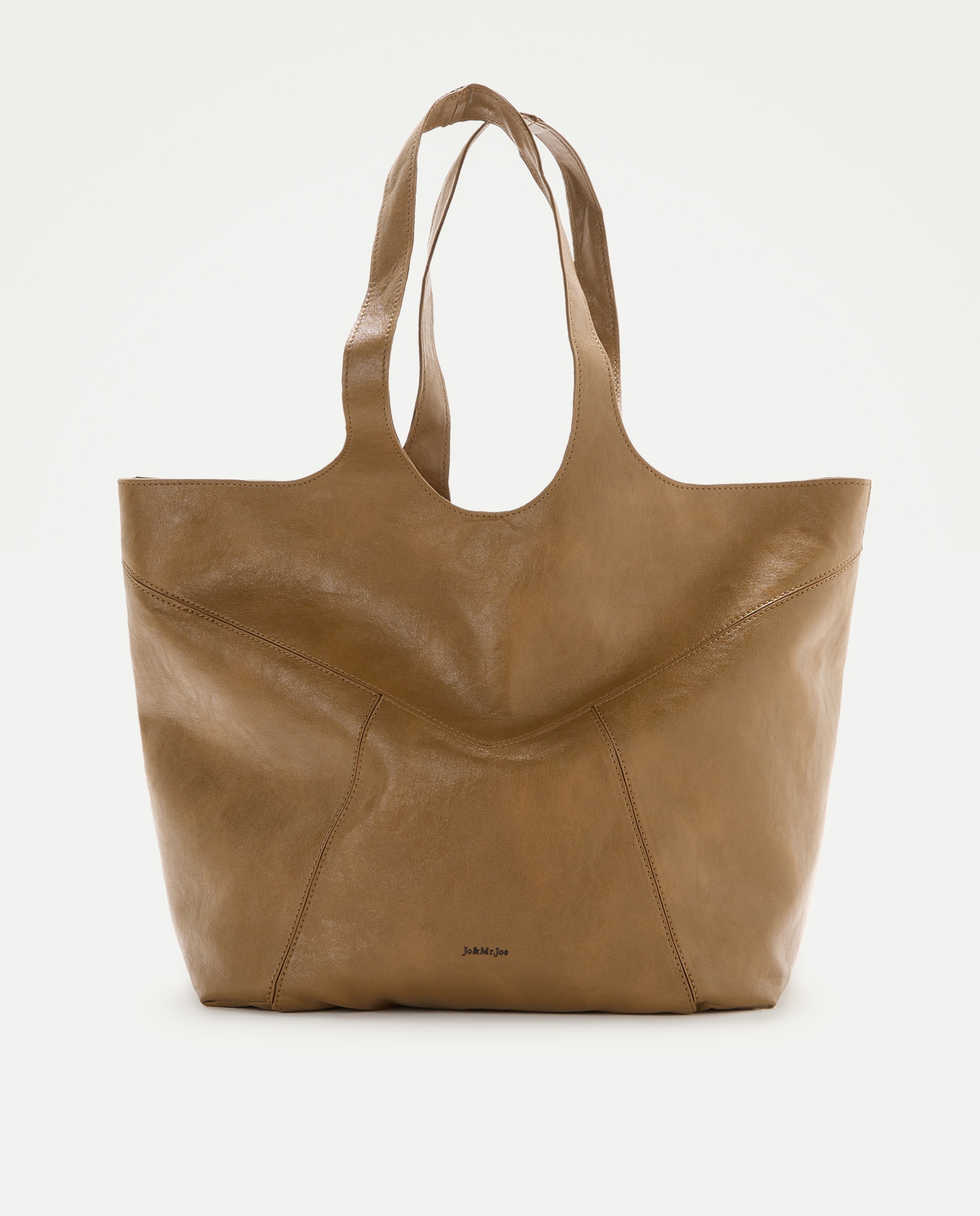 Bolso shopping costuras liso - Jo & Mr. Joe - 560 Oliva 560 Oliva-1