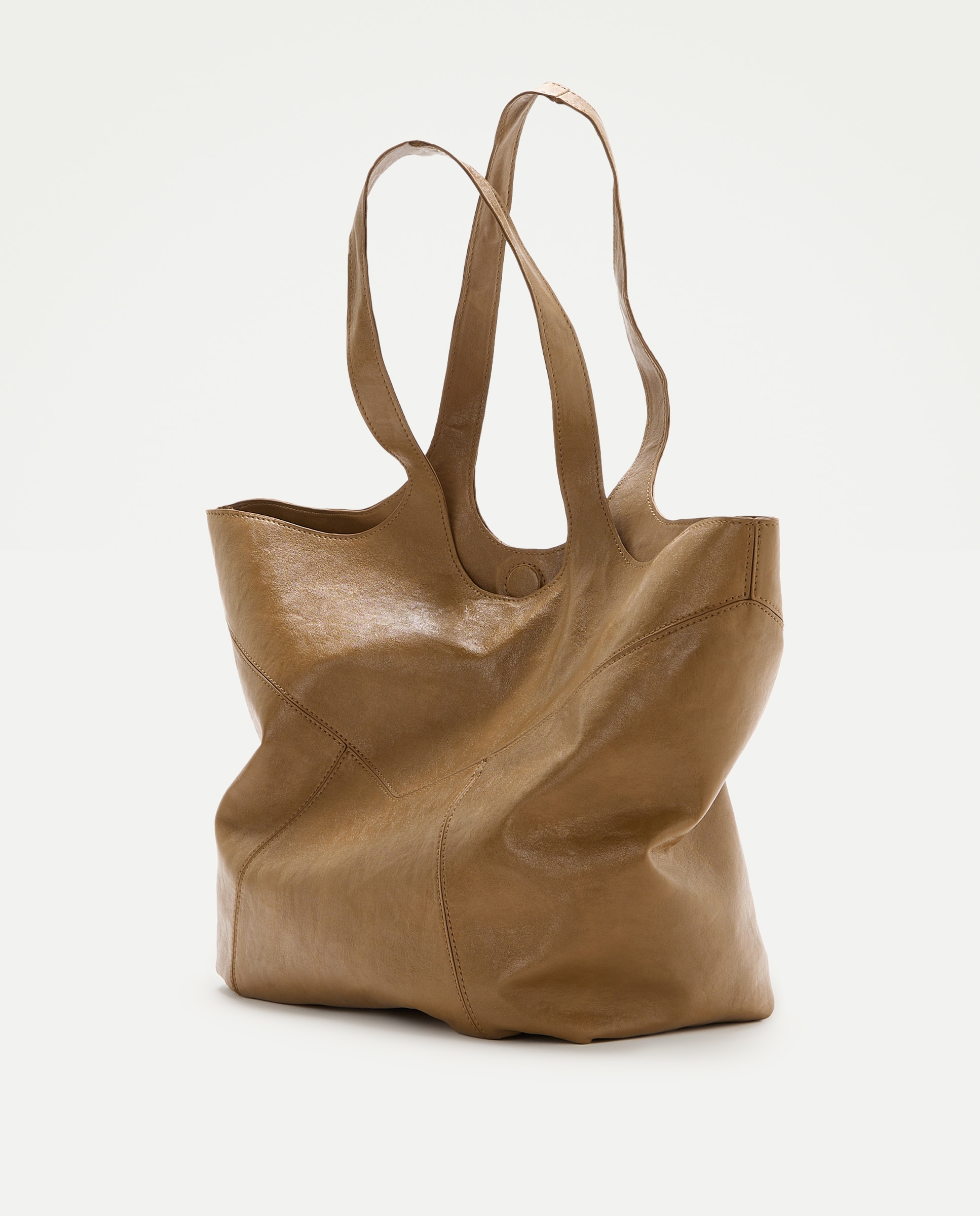 Bolso shopping costuras liso - Jo & Mr. Joe - 560 Oliva 560 Oliva-2