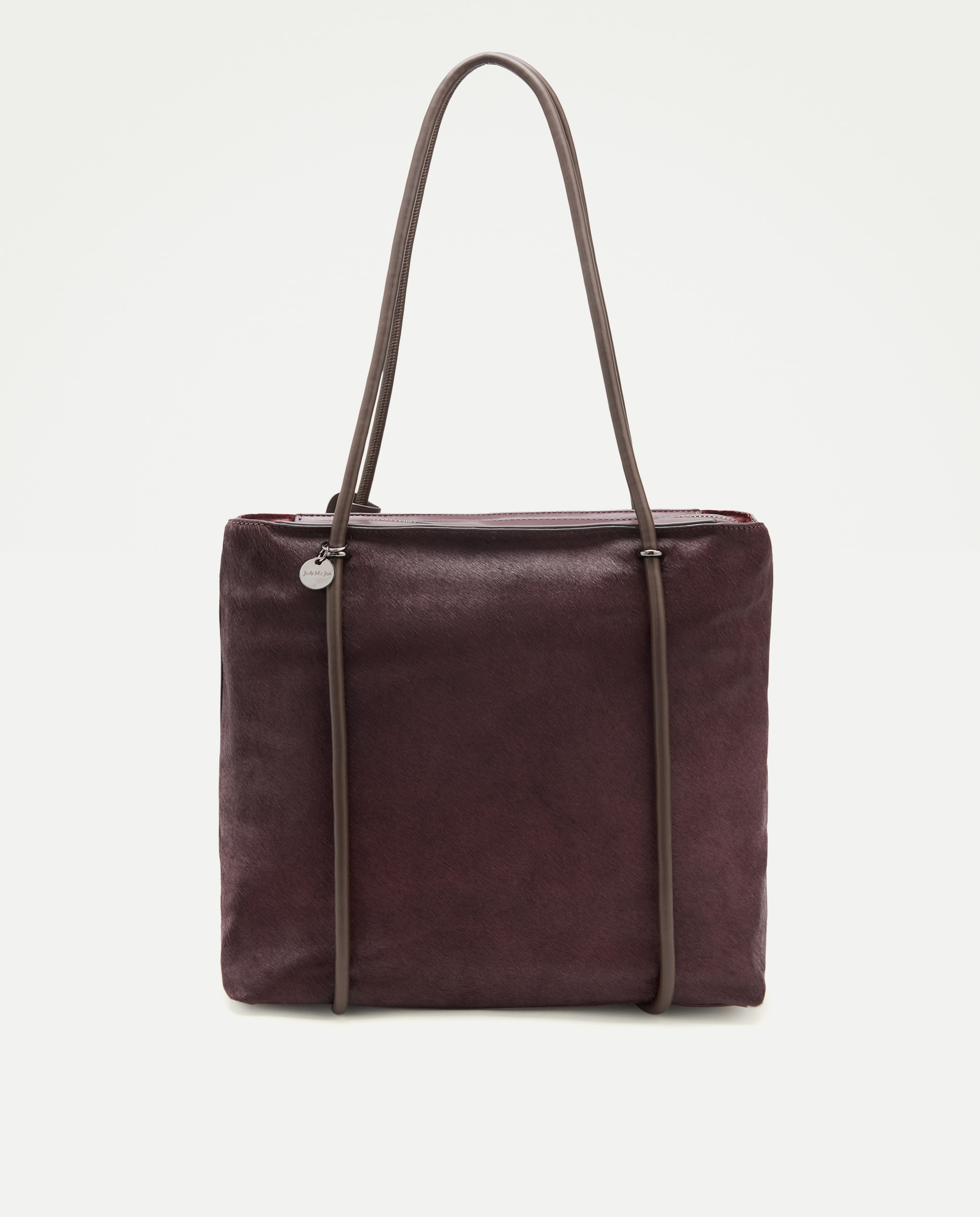 Bolso shopping piel - Jo & Mr. Joe - Burdeos Burdeos-1