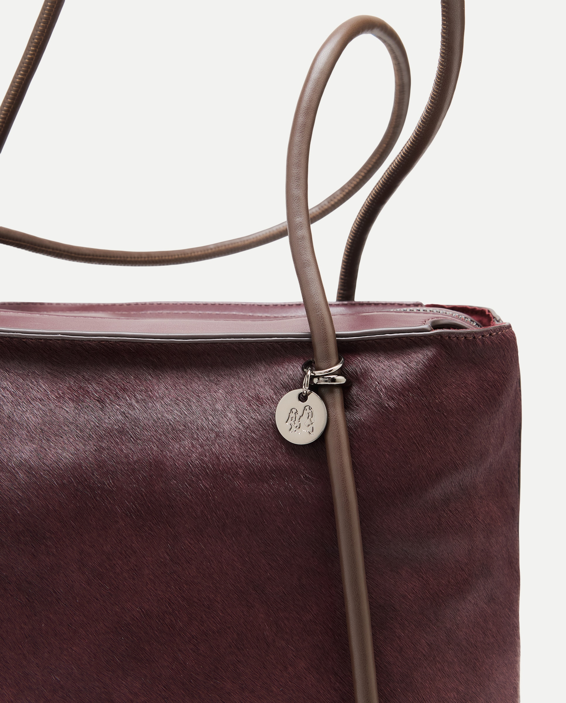 Bolso shopping piel - Jo & Mr. Joe - Burdeos Burdeos-3