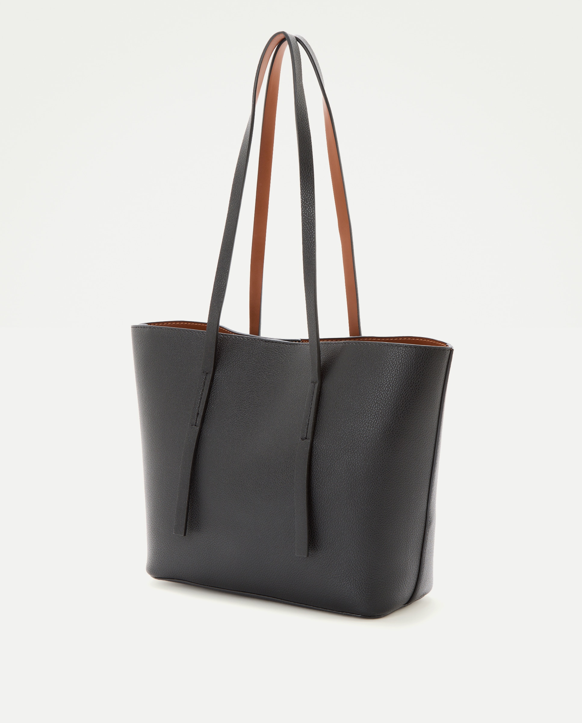 Bolso shopper con charm de flor - Jo & Mr. Joe - Negro Negro-2