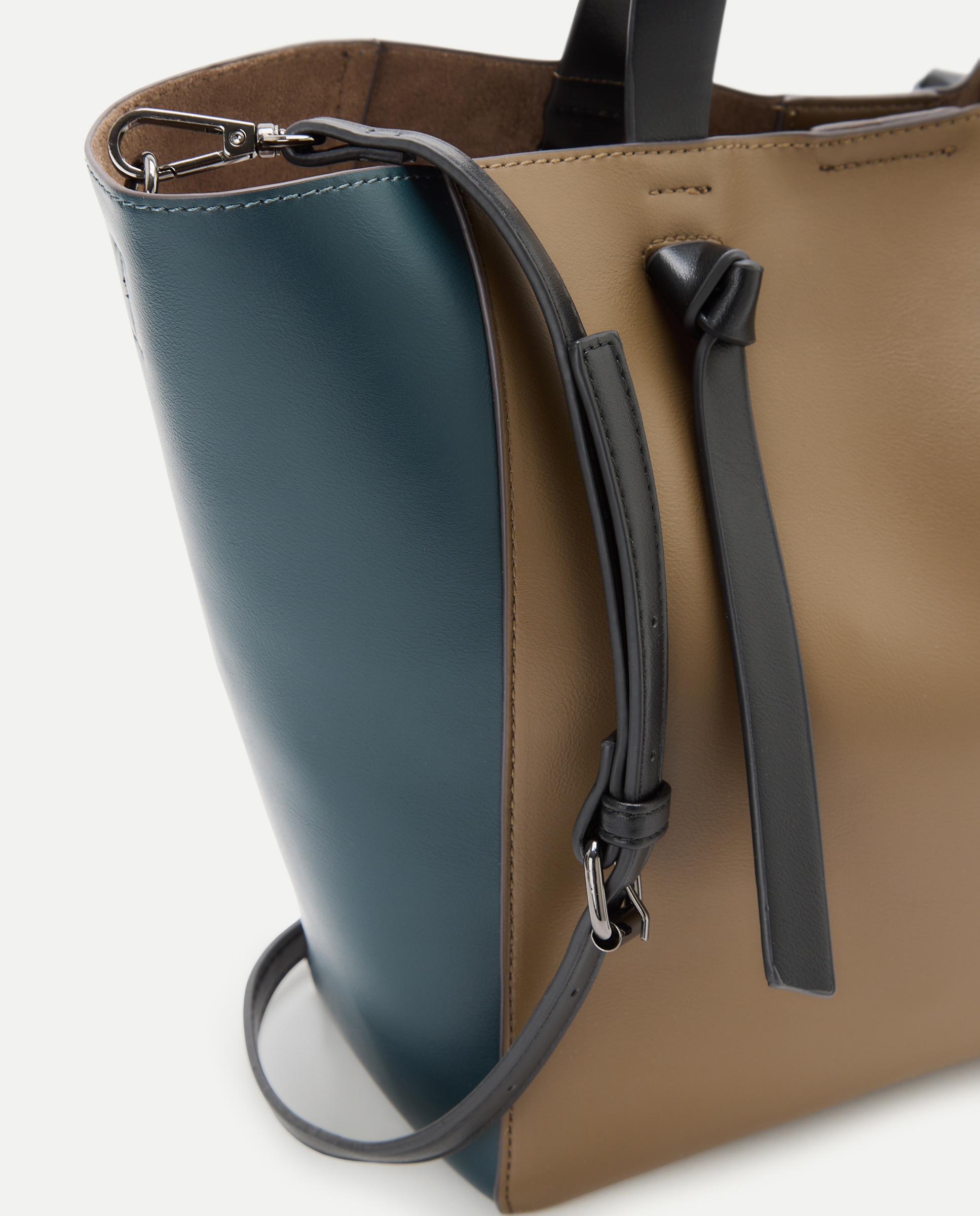 Bolso shopper tricolor - Jo & Mr. Joe - Negro Negro-4